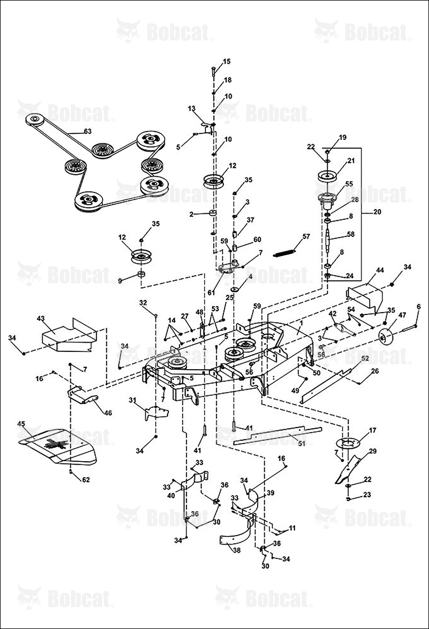 Assembly-Spindle 48/52 4-Bolt