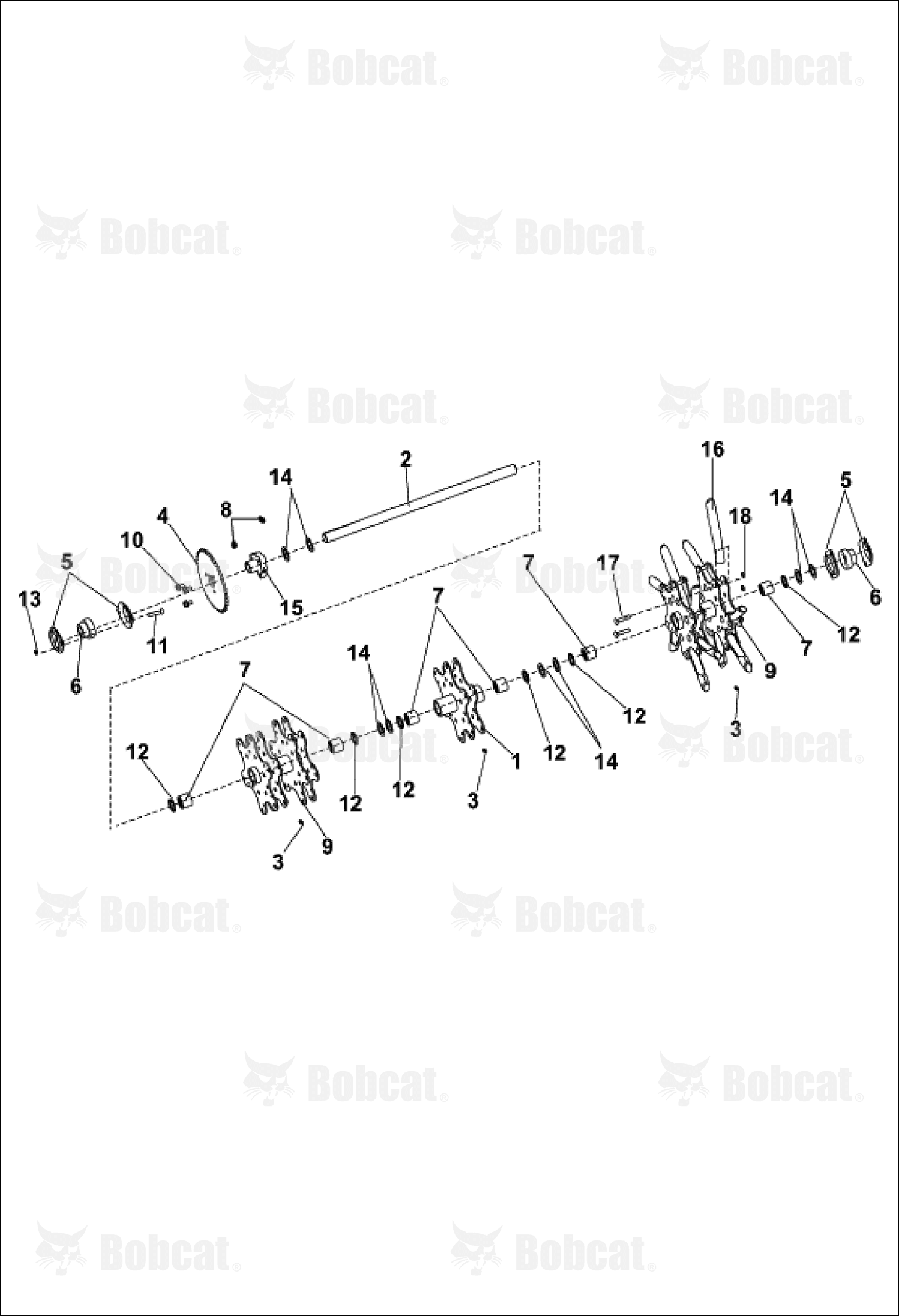 S-Assembly Center Tine Wheel