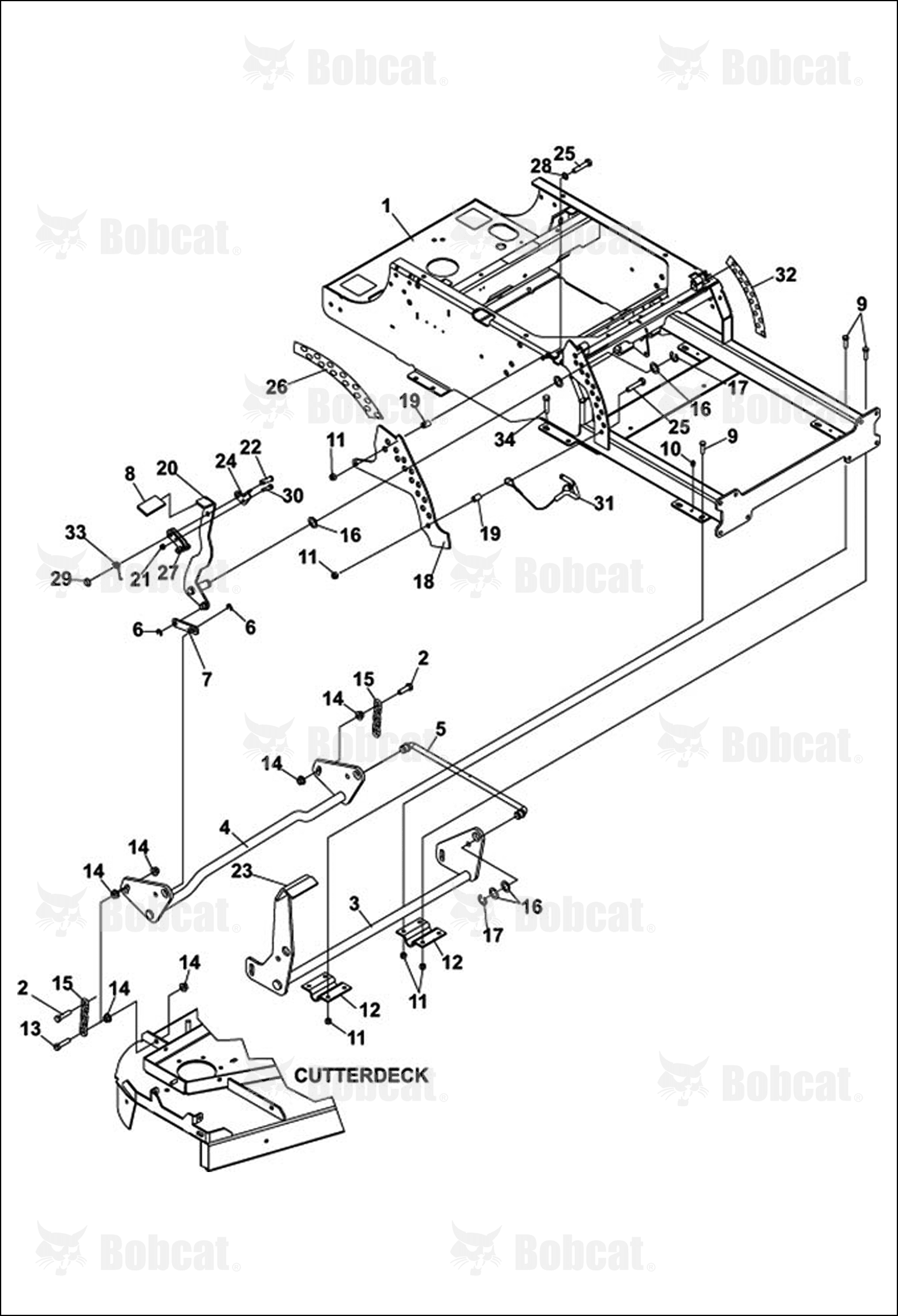 Bracket-Outer Deck Lift