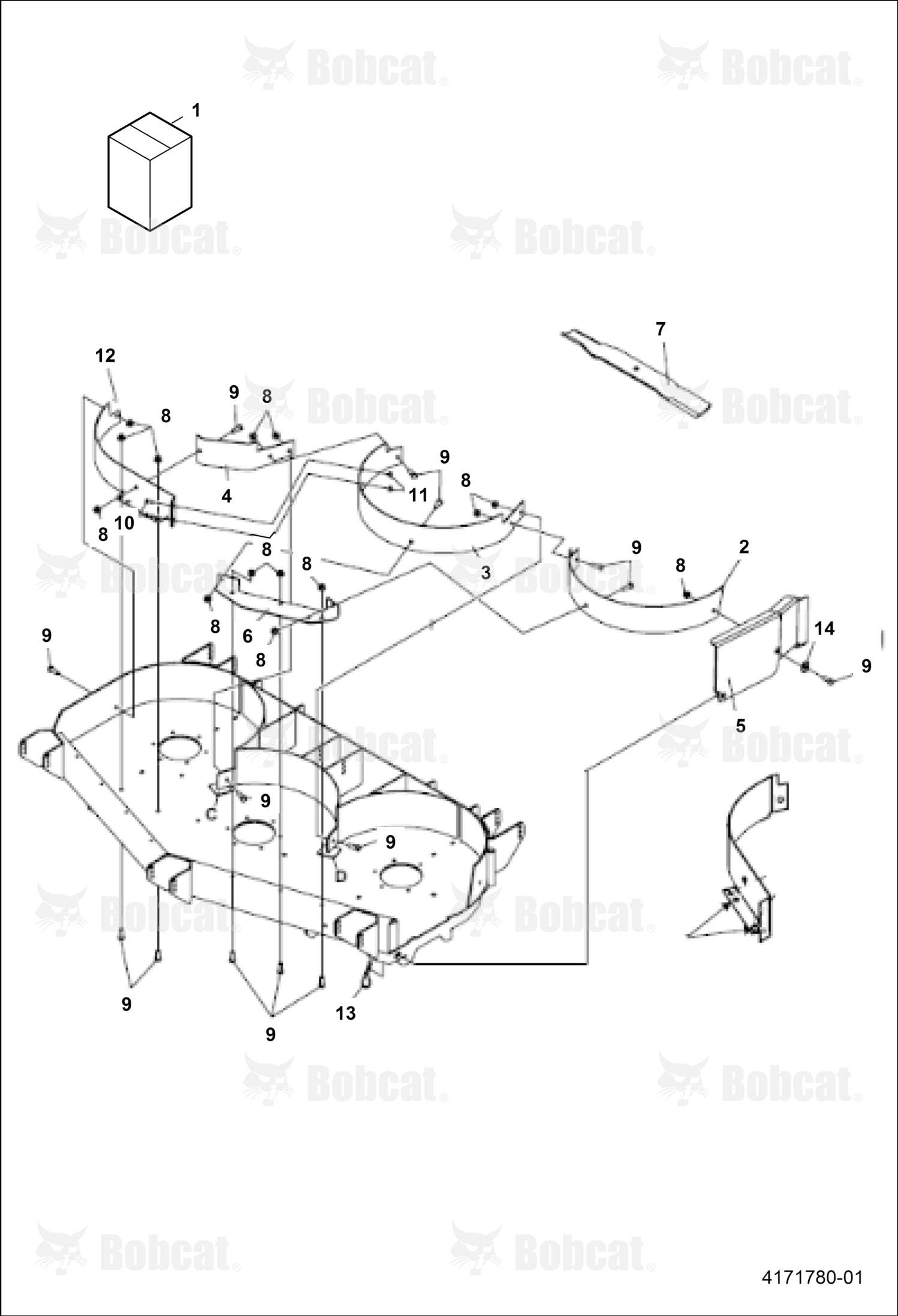 Bracket-Baffle Mount, 32/48