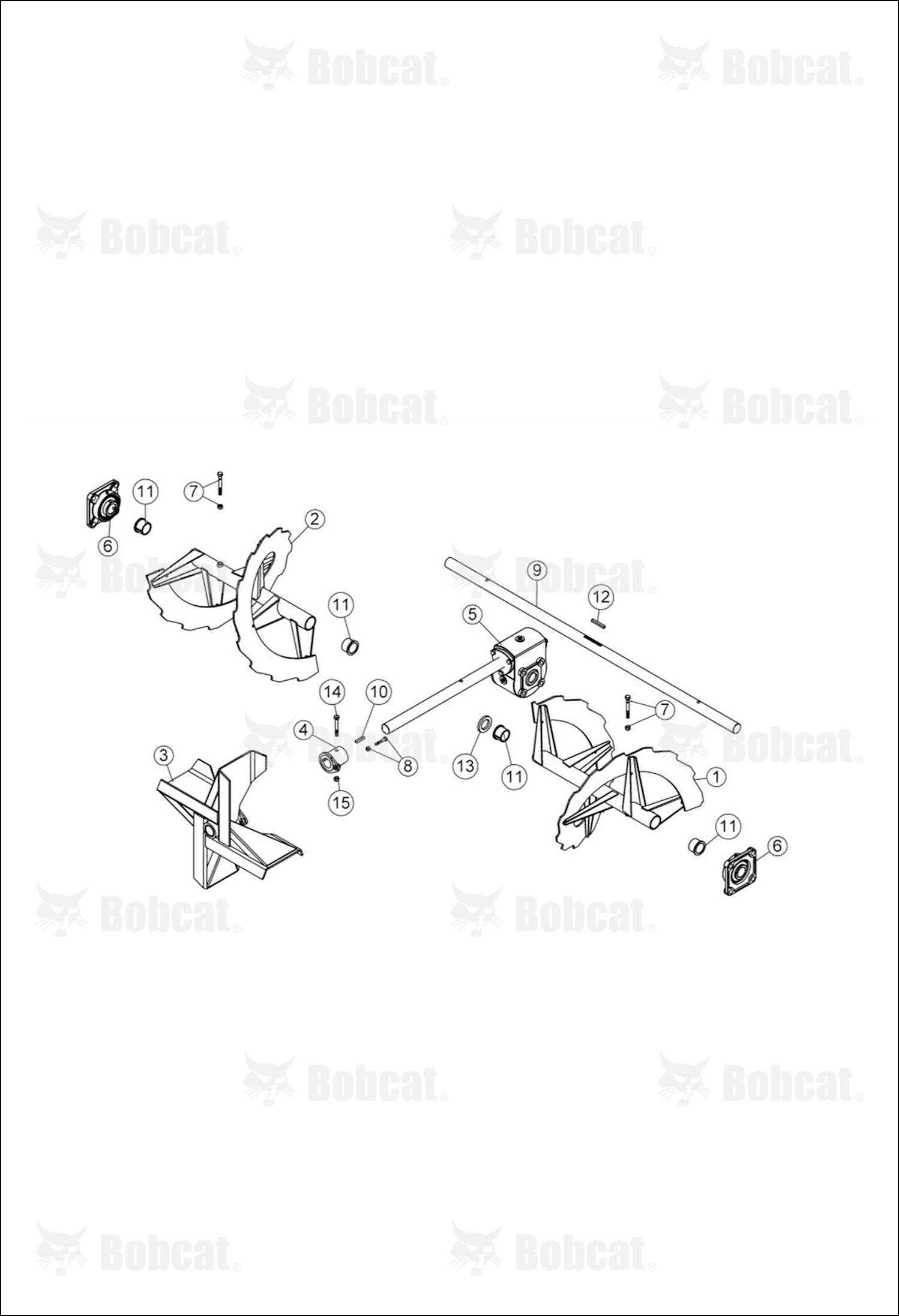 S-Bearing, Flange Mounted