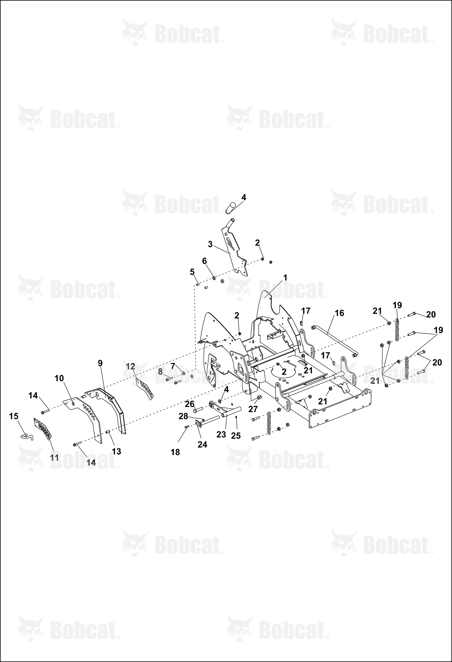 Weldment-Hoc Handle
