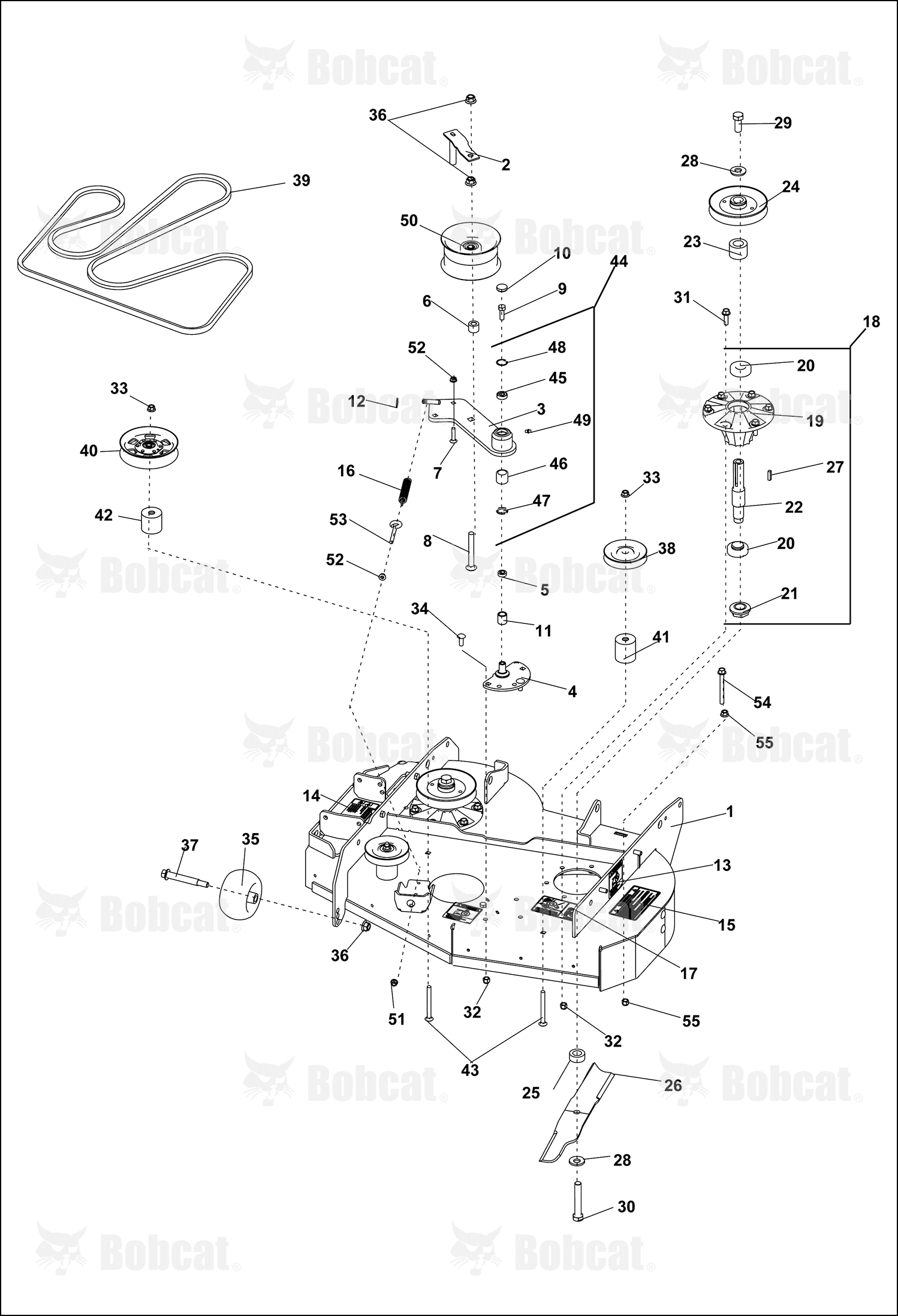 Label-Belt Route/Spring Length
