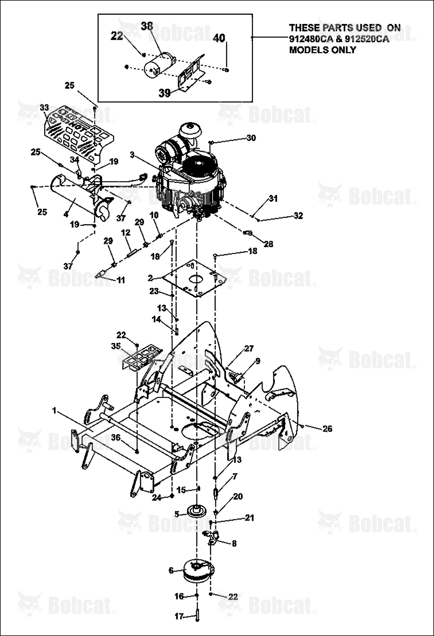 Bracket-Carb Can/Mfld Guard
