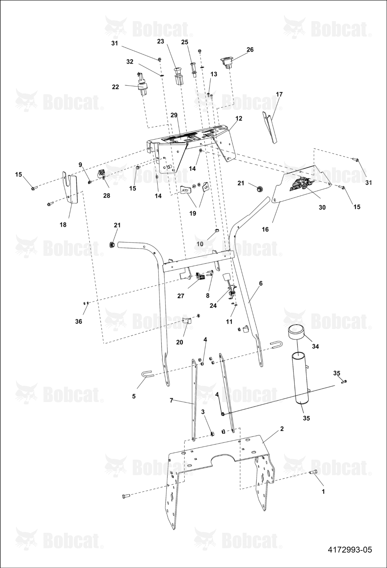 Bracket-Control Panel Side,Left Hand