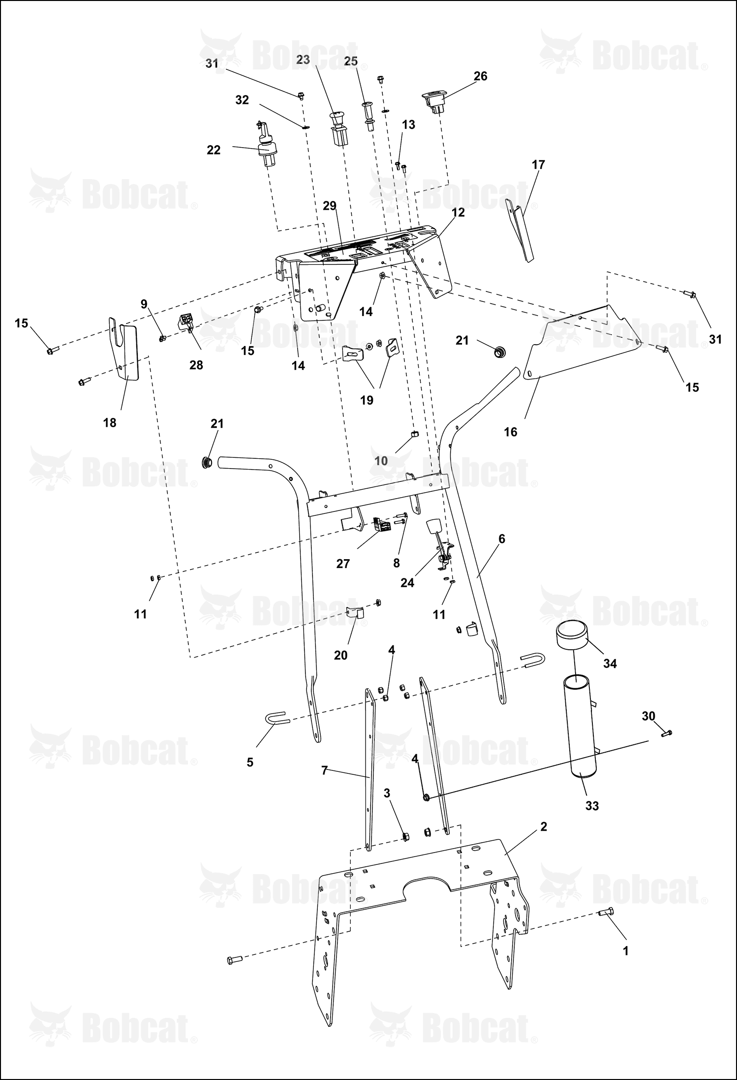 Brace-Upper Handle