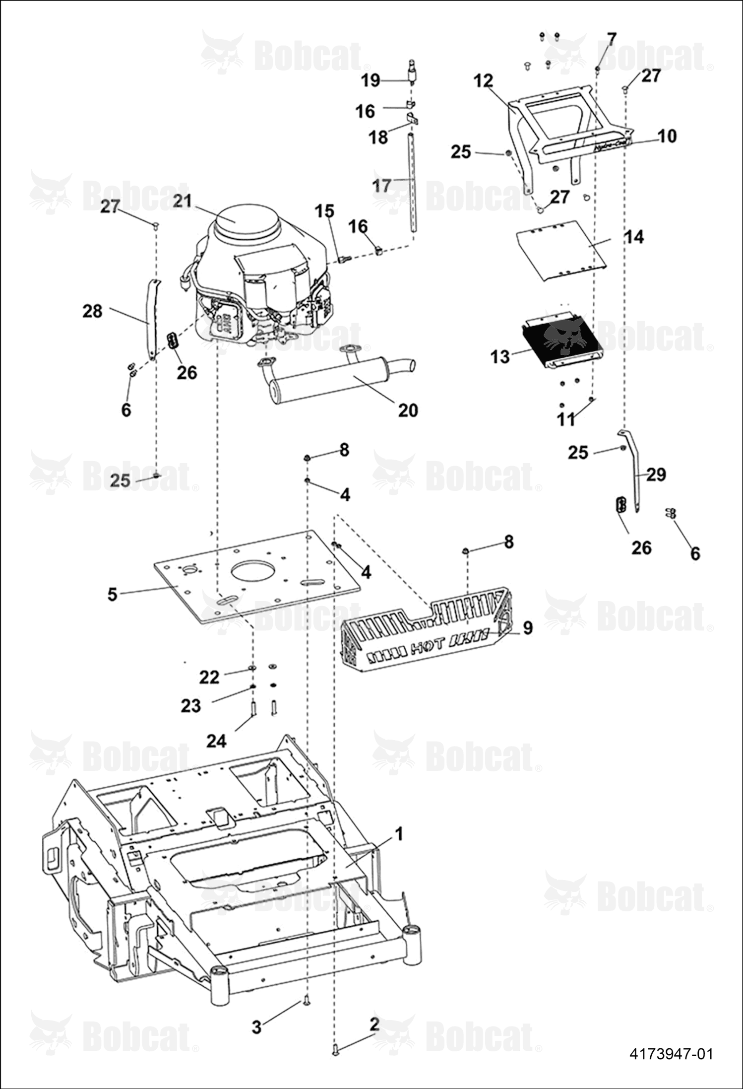 Bracket Cooler Support Right Hand