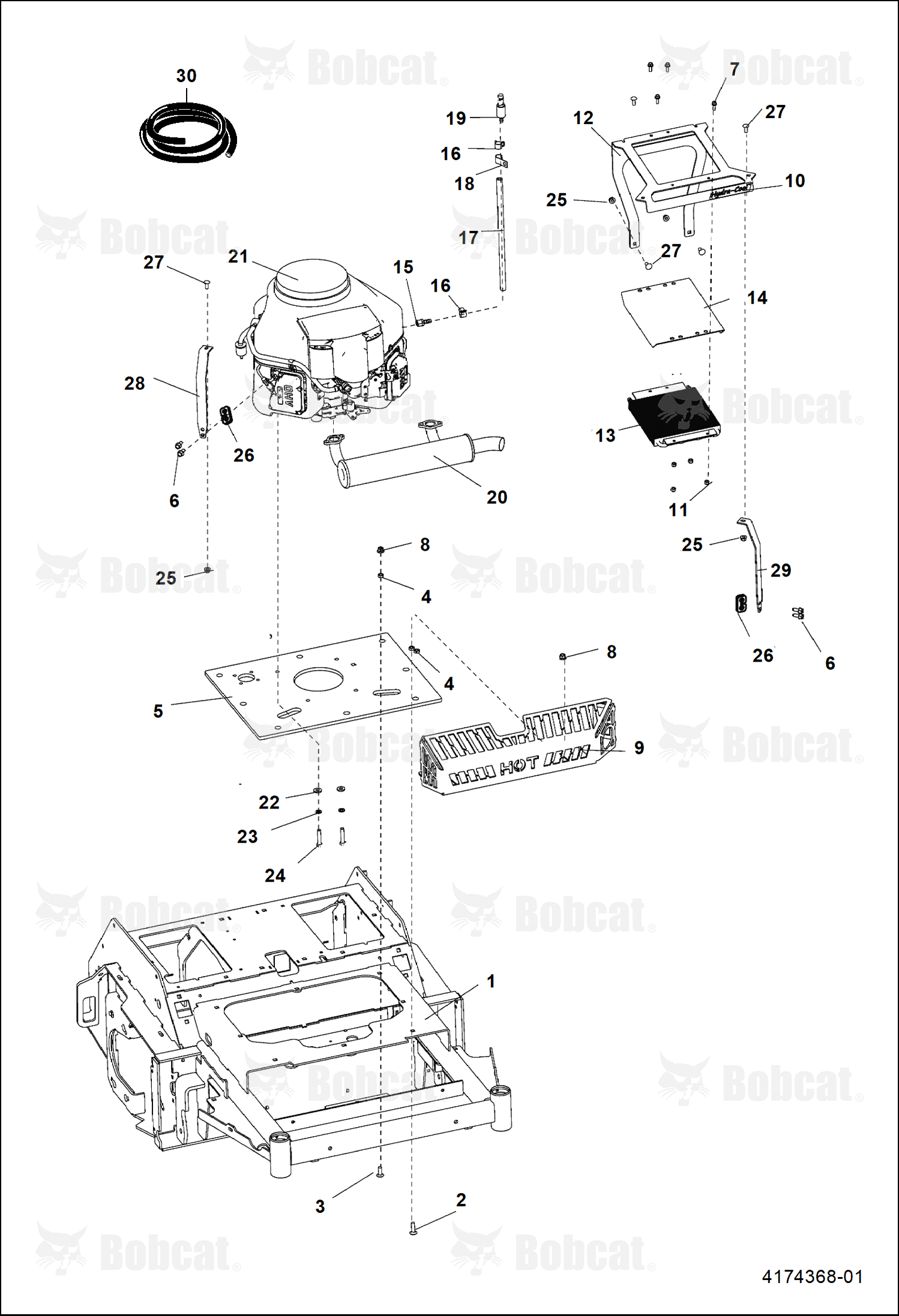 Bracket Cooler Support Left Hand
