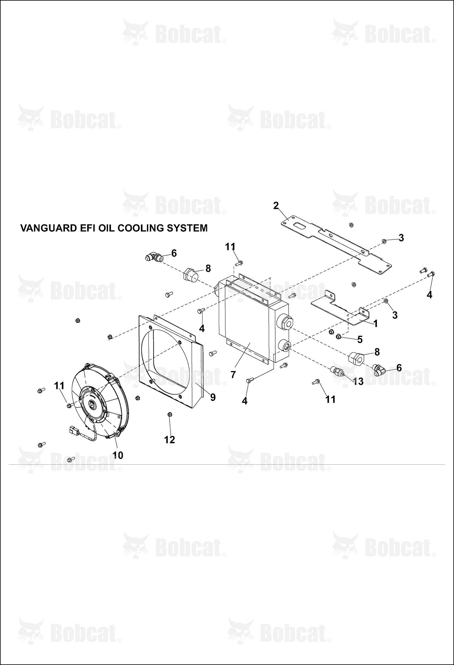 Bracket - Bottom, Cooler Ma-4