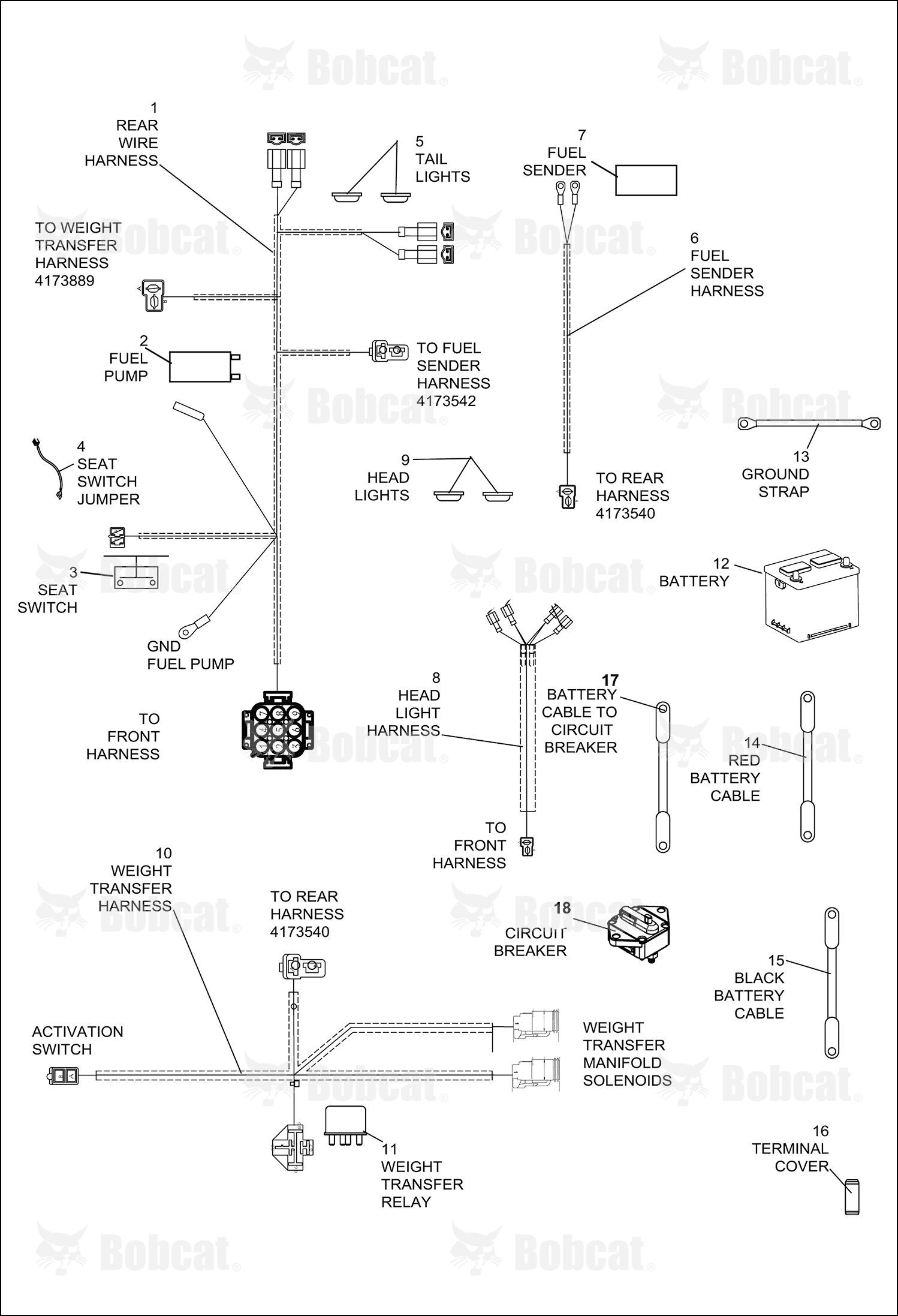 Cable-Batt Pos 108IN 1GA Red