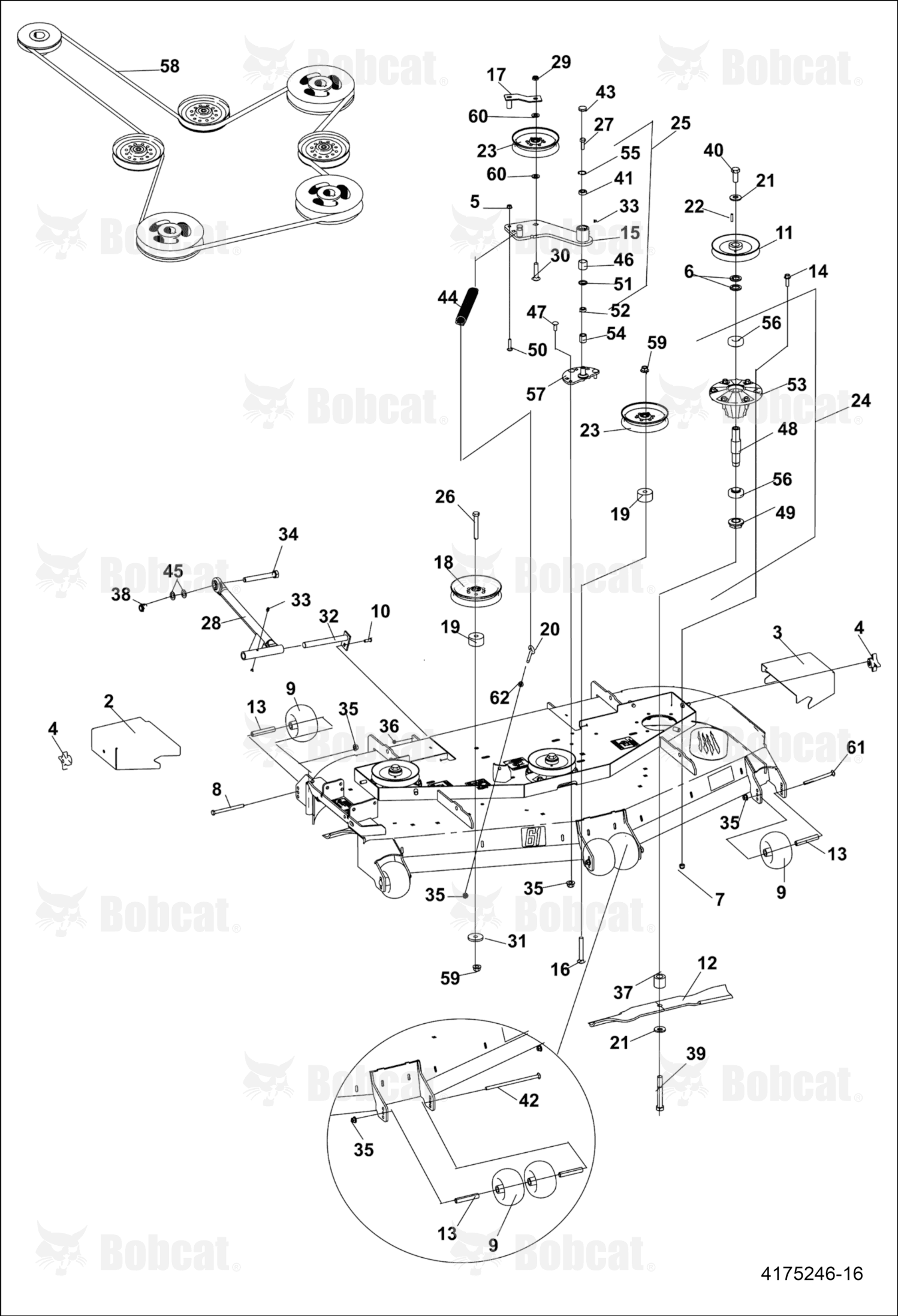 Belt-Deck,61IN