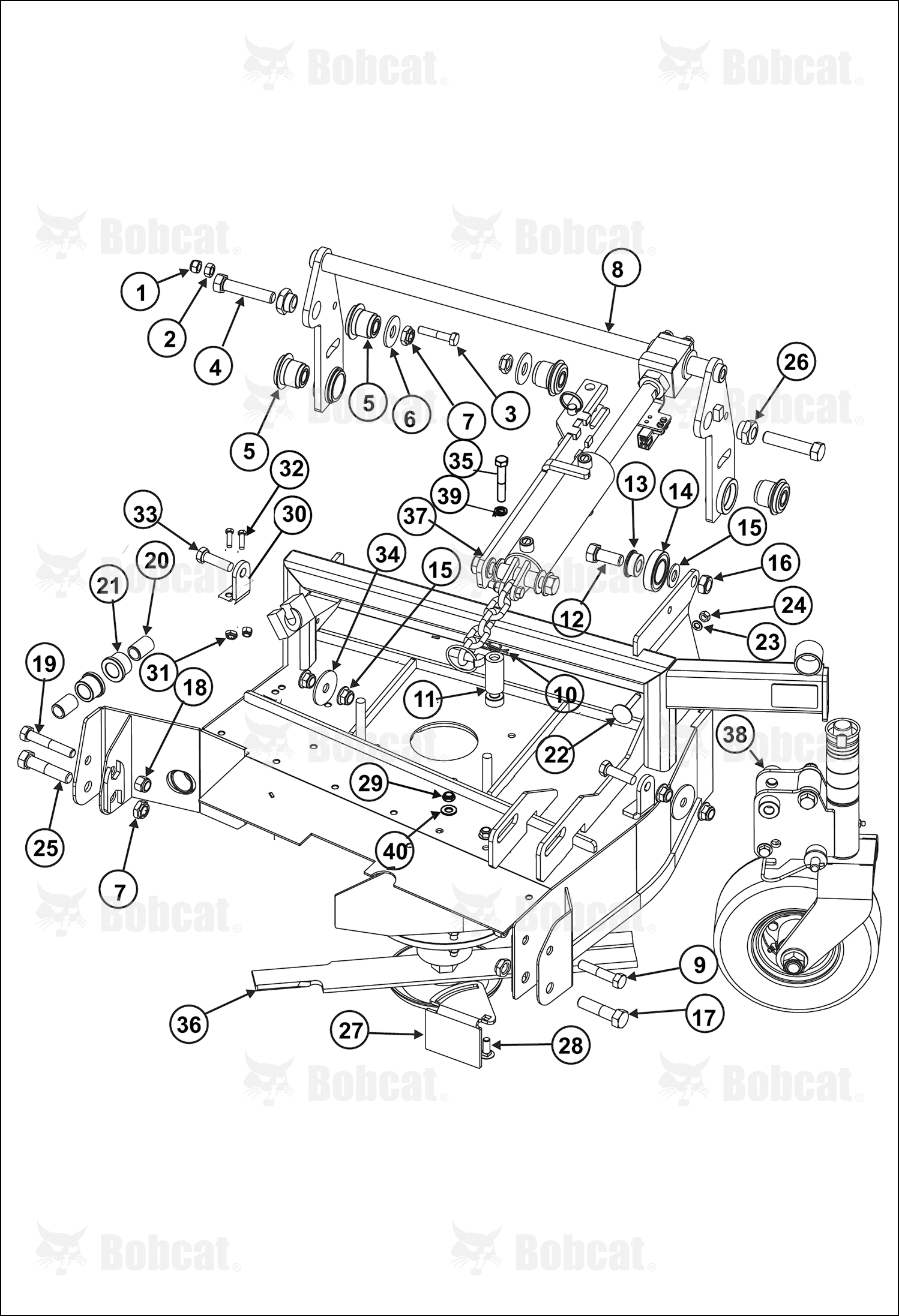 S-Spring Plate, Transmission Bolt On
