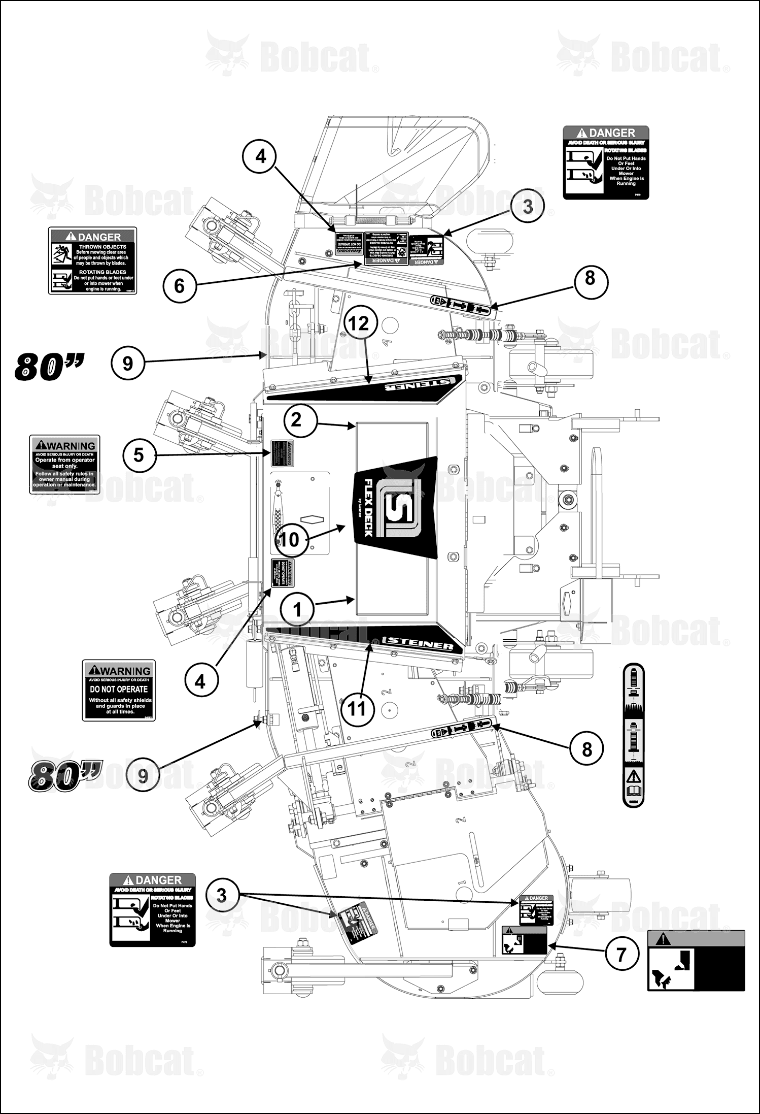 Decal- Panel, Left Flex Deck