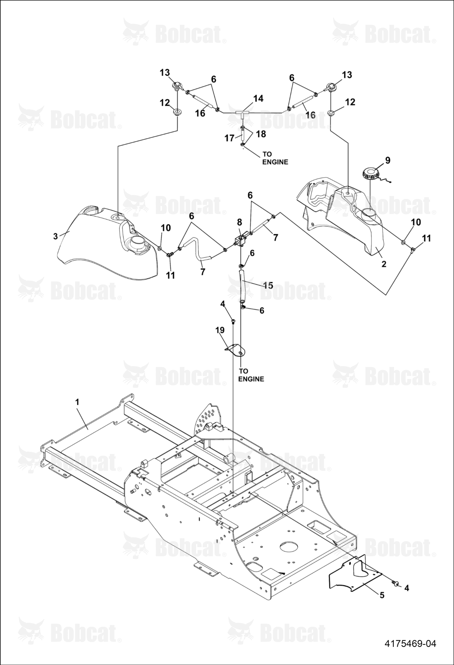 Bracket-Tank Selector Valve