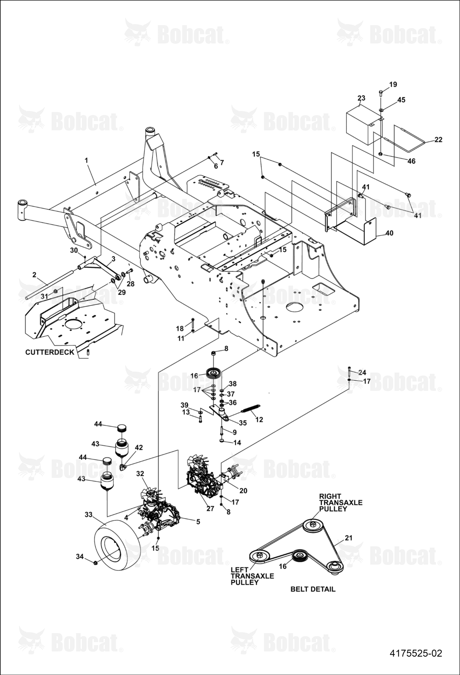 Kit, Fan/Pulley Transaxle 3400