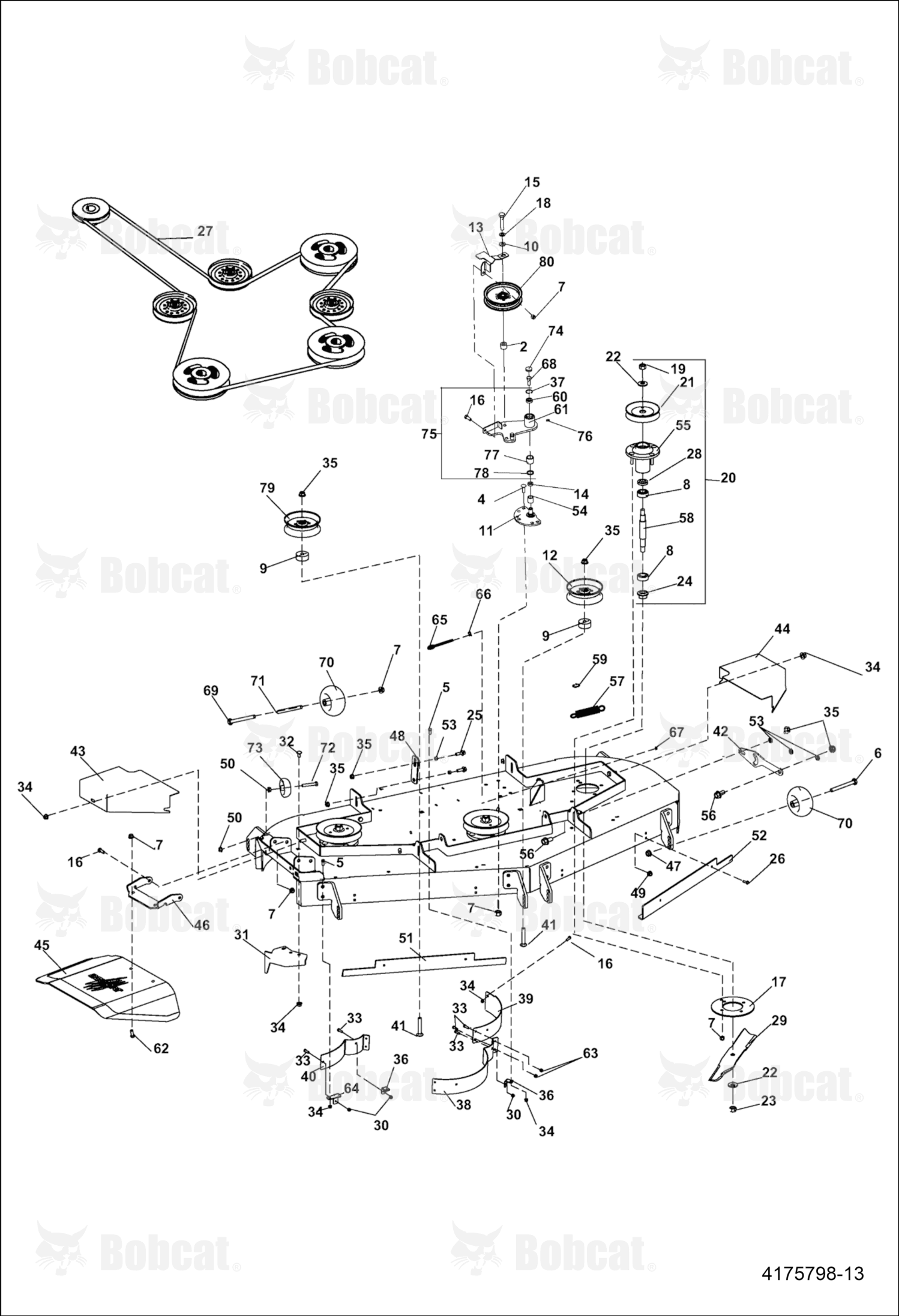 S-Deck W/Labels, 61IN