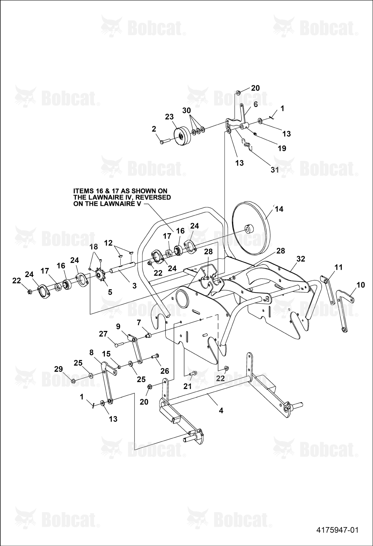 Frame W/ Labels La Iv Service