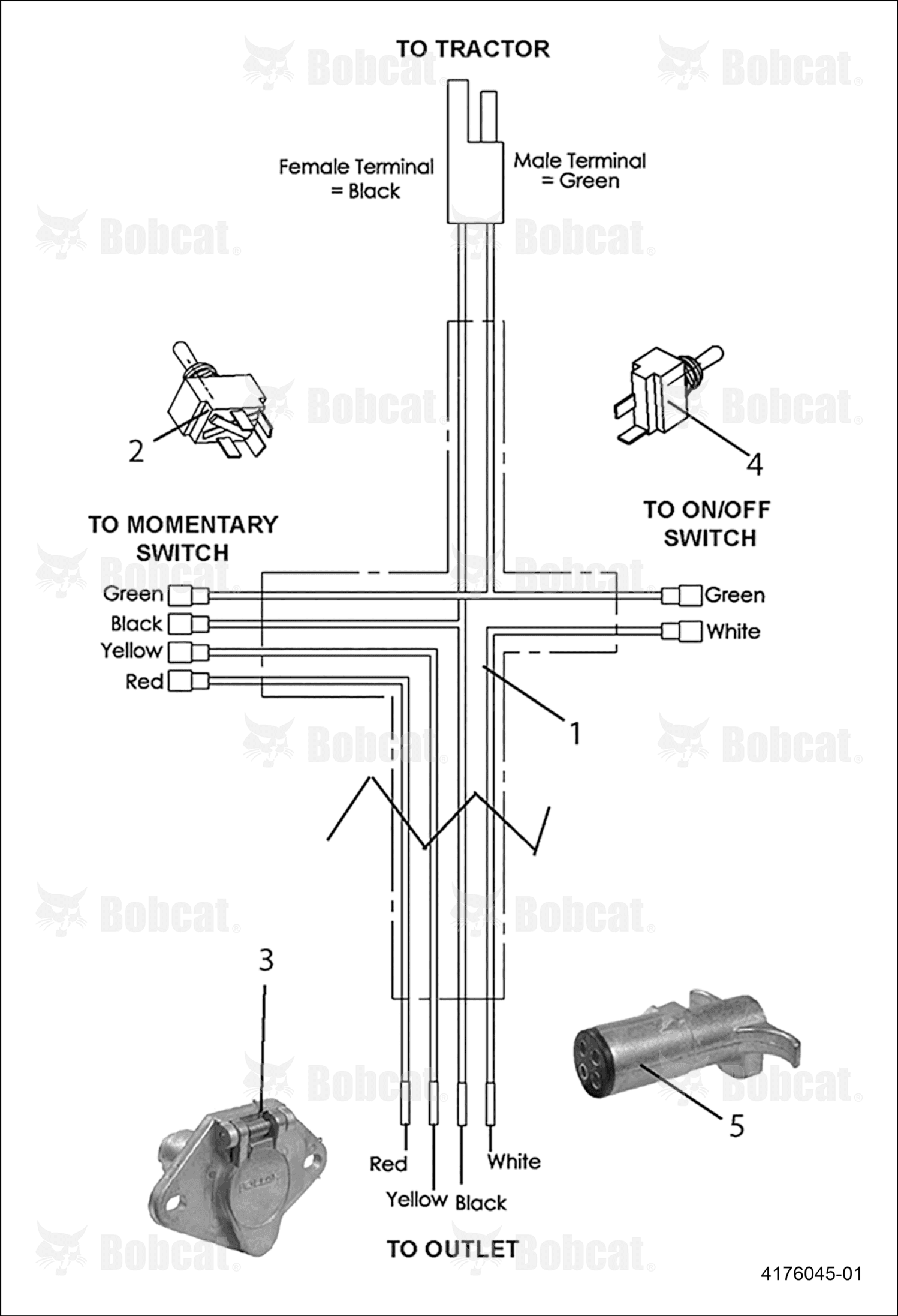 Connector-4 Way End, Po 450