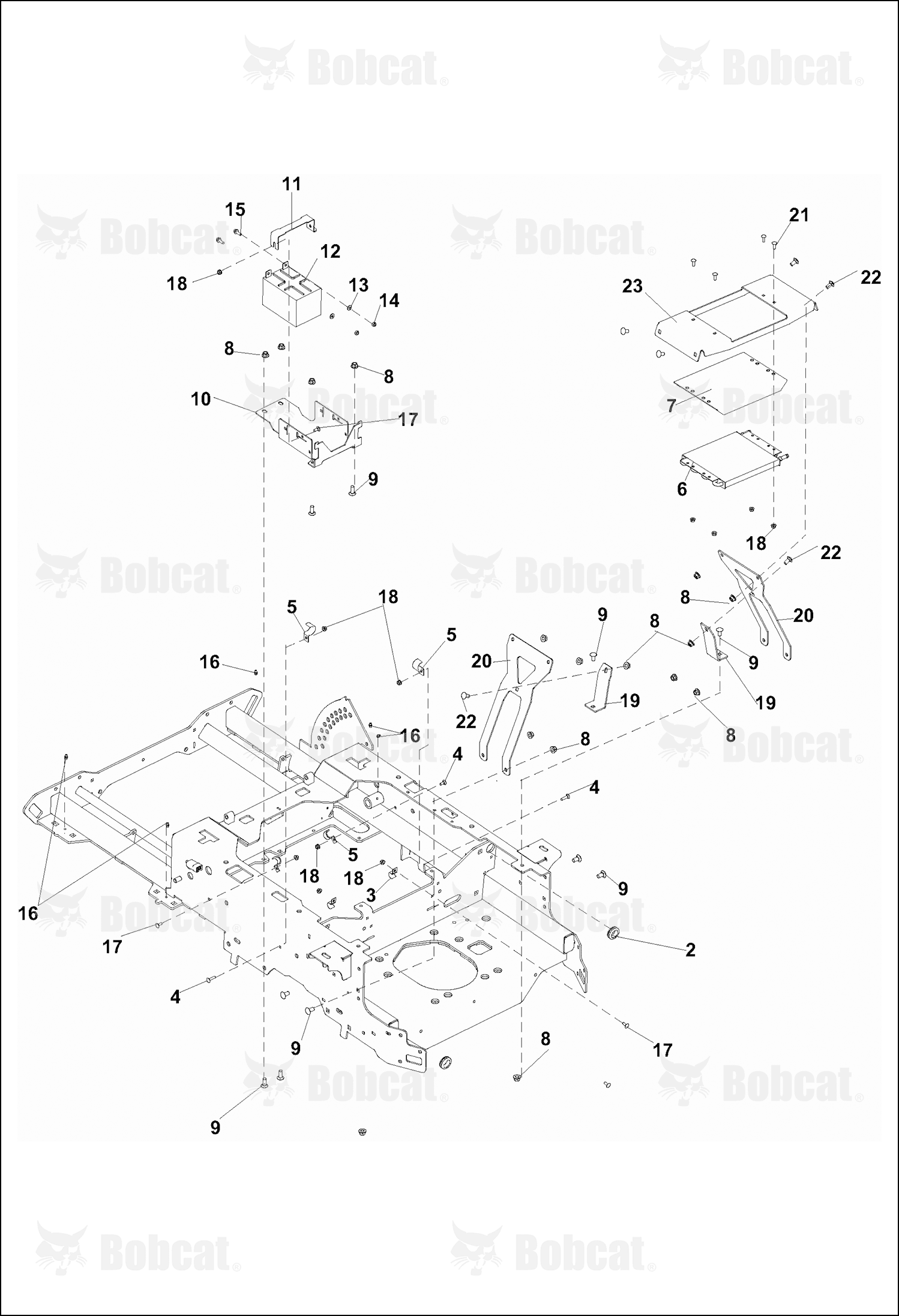 Bracket-Cooler Support
