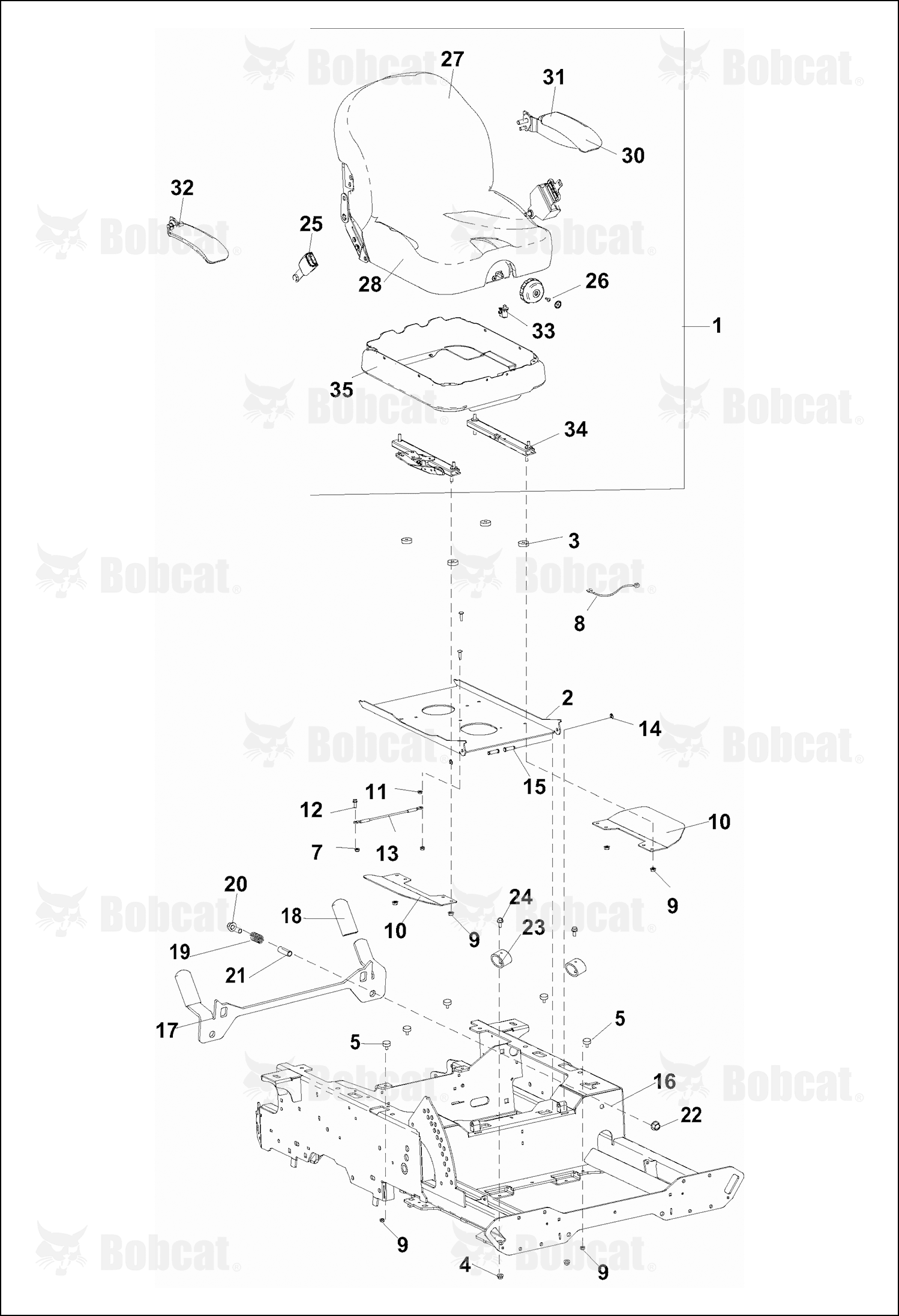 Guard-Belt, Blower W/Label 61"