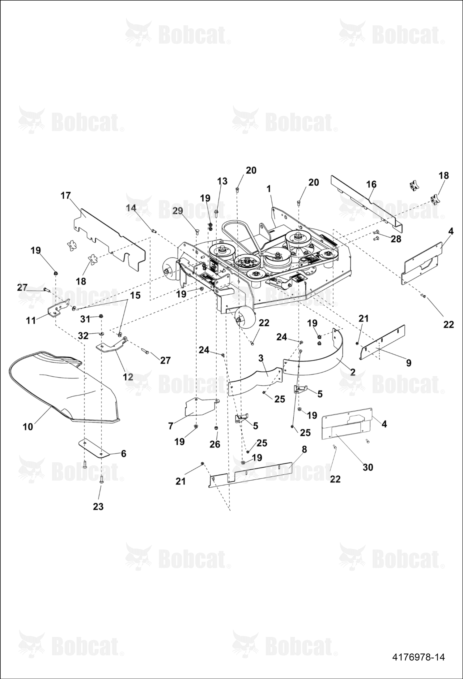 Baffle-Discharge,36IN