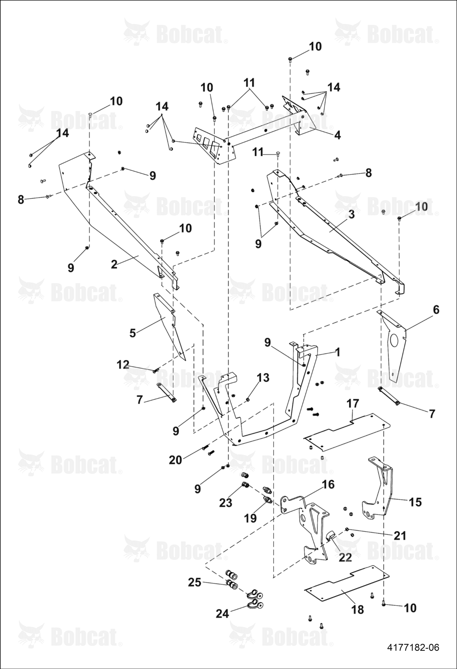 S-Bracket-Briggs Coupler Guard Rt
