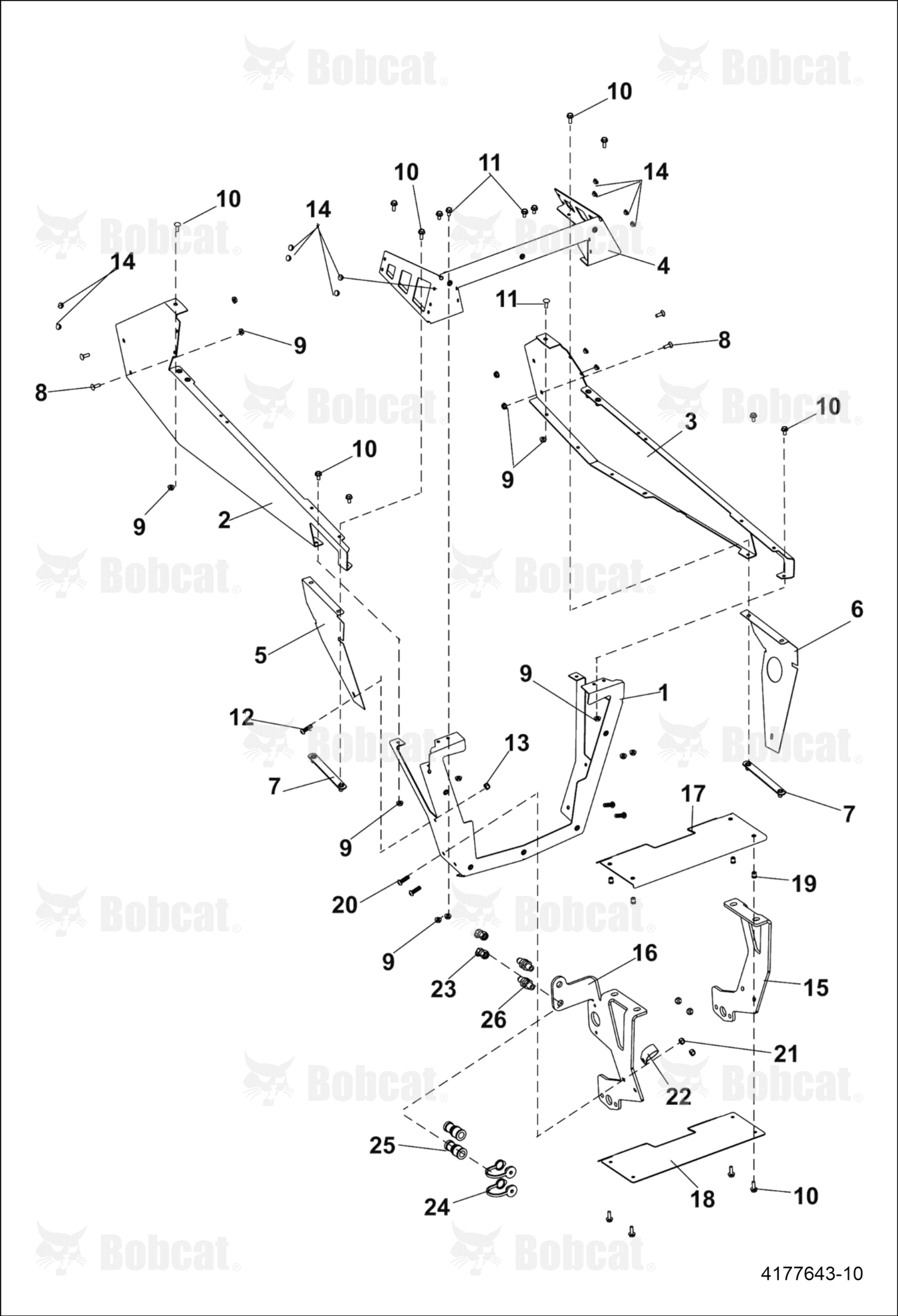 S-Plt-Heat Shield, Top Briggs