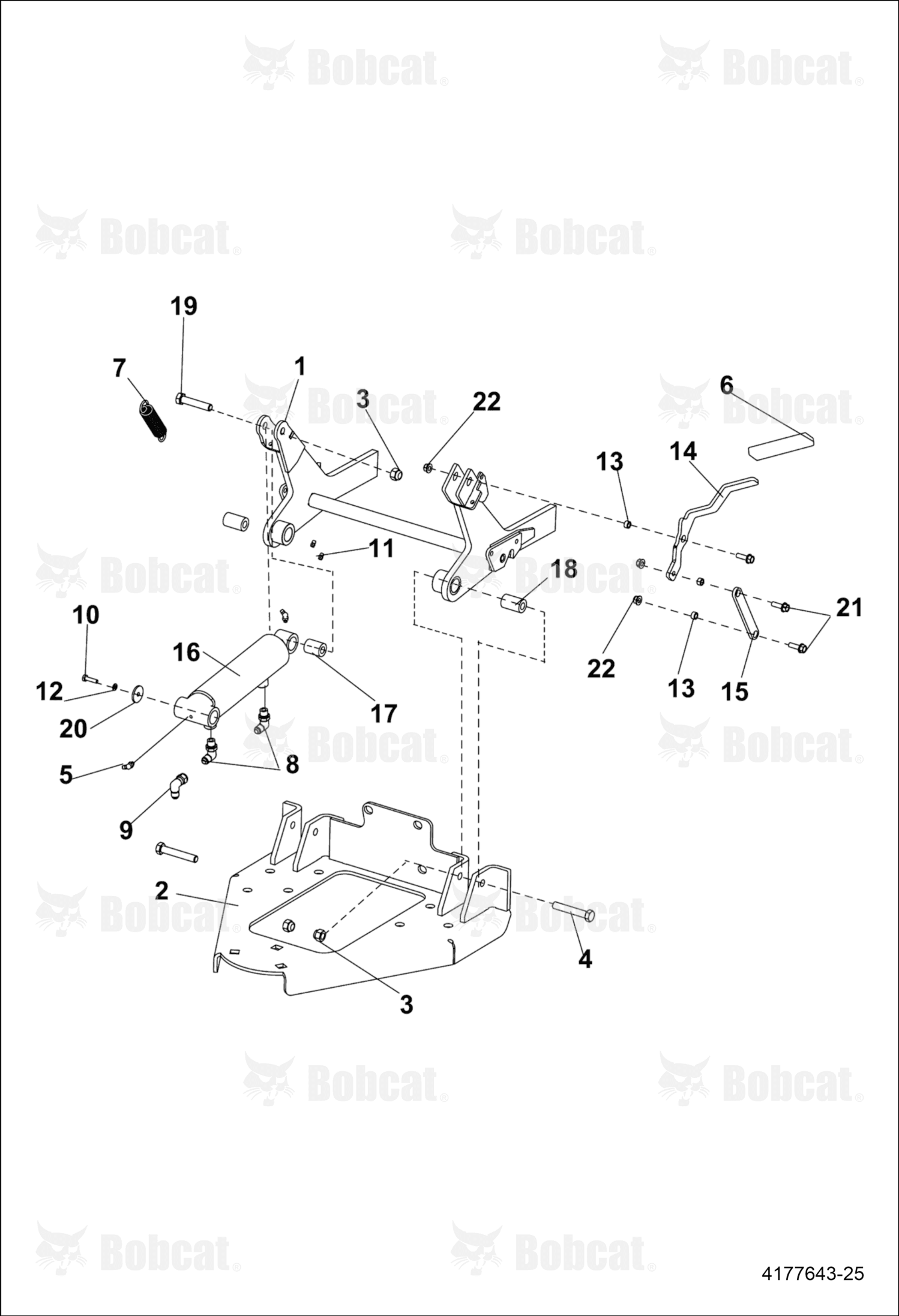 Weldment-Lift Arm Assembly