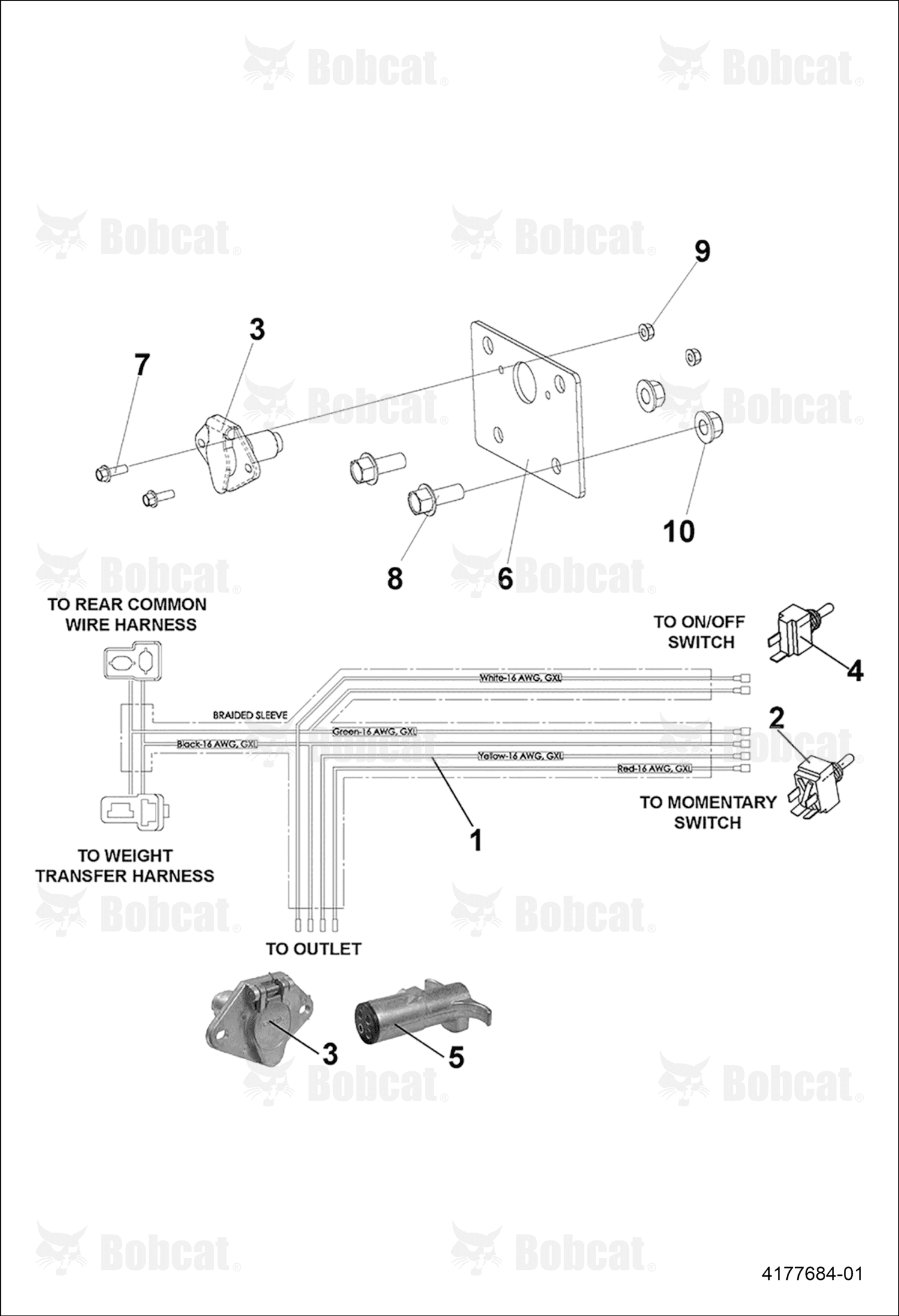Harness-Power Outlet, Rear