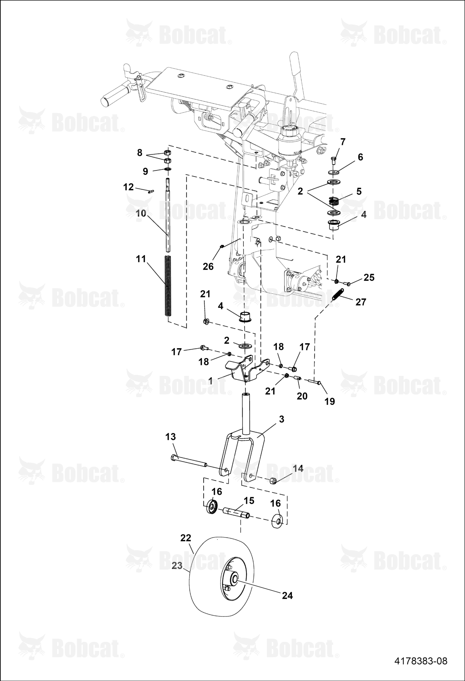 Caster Latch Weldment