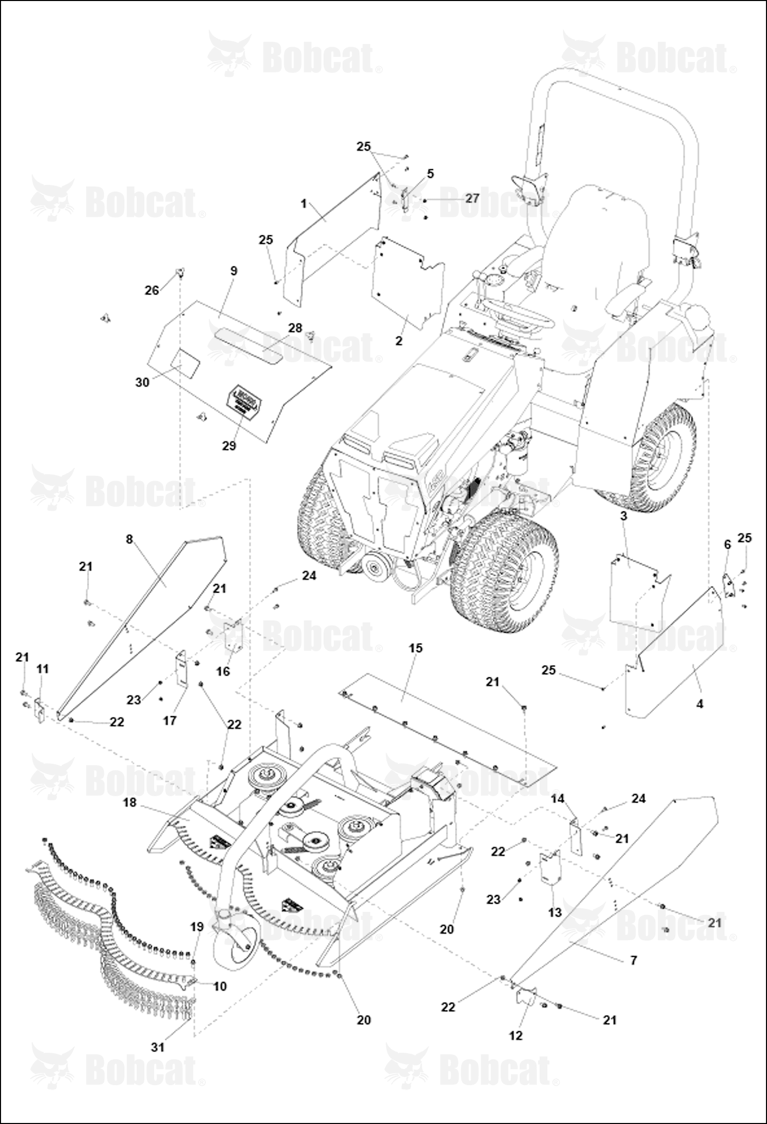Bracket-Front, Left Hand