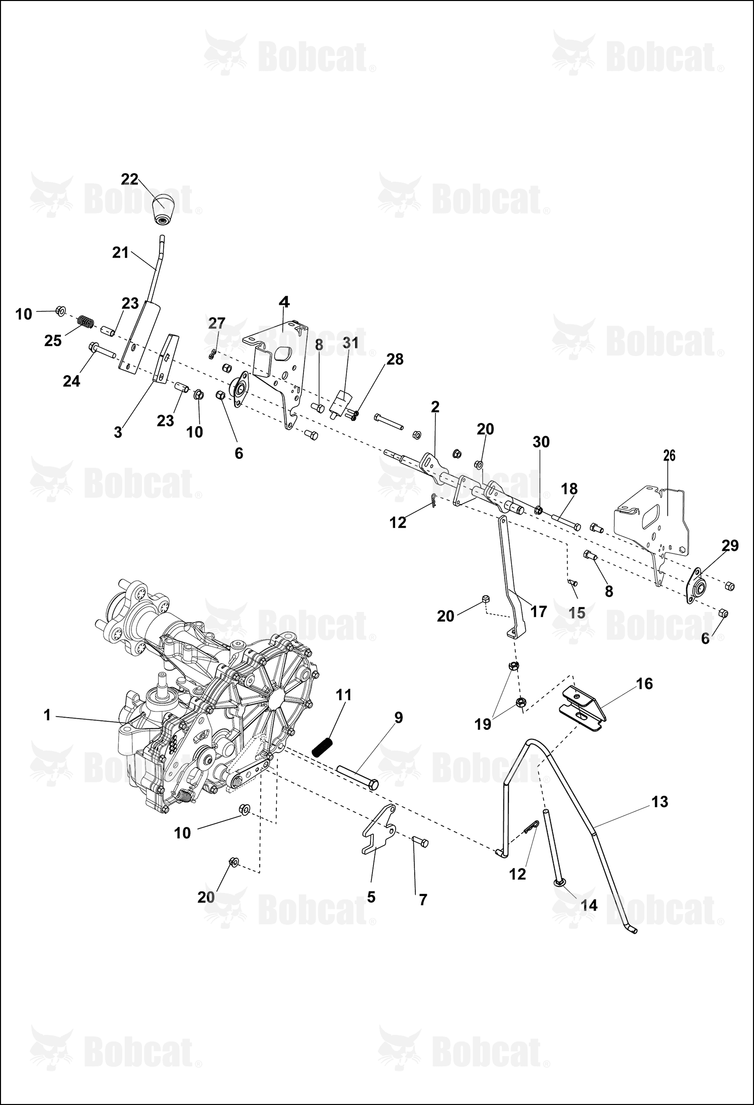 Bracket-Parking Brake Upper