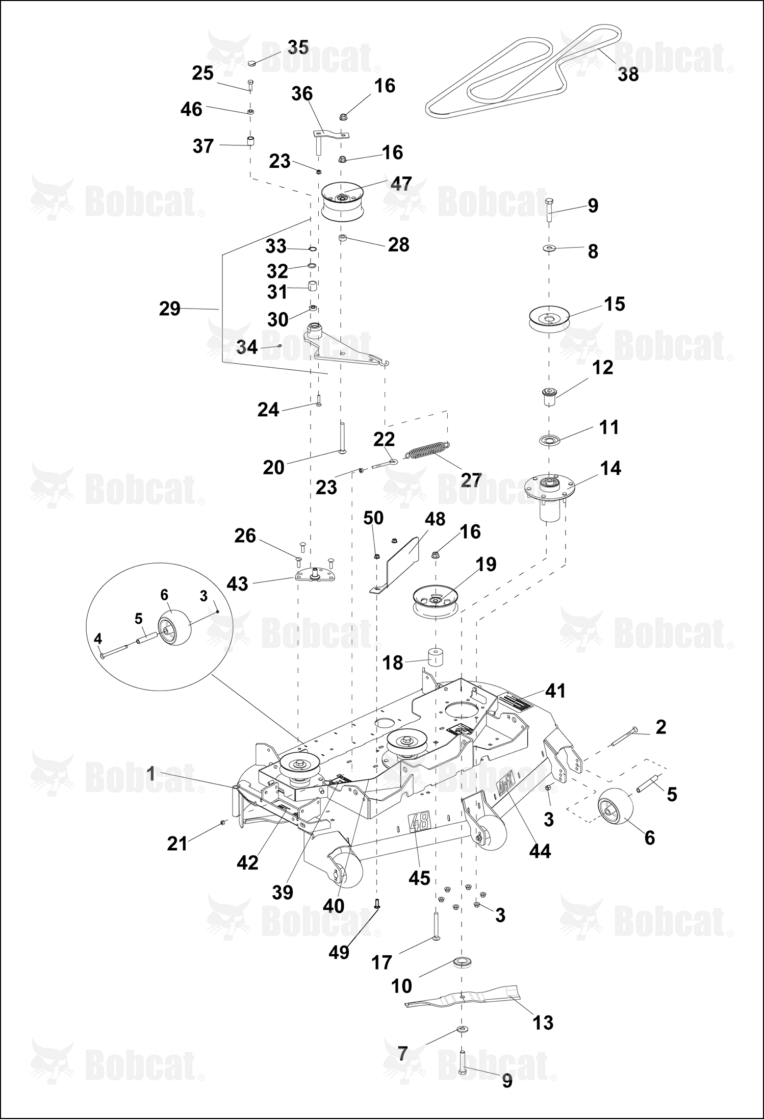 S-Cutterdeck,48IN