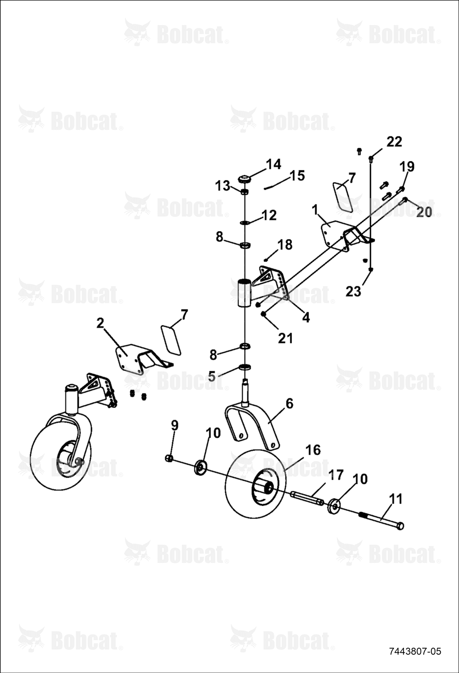 Decal-Cut Height, Rc Casters