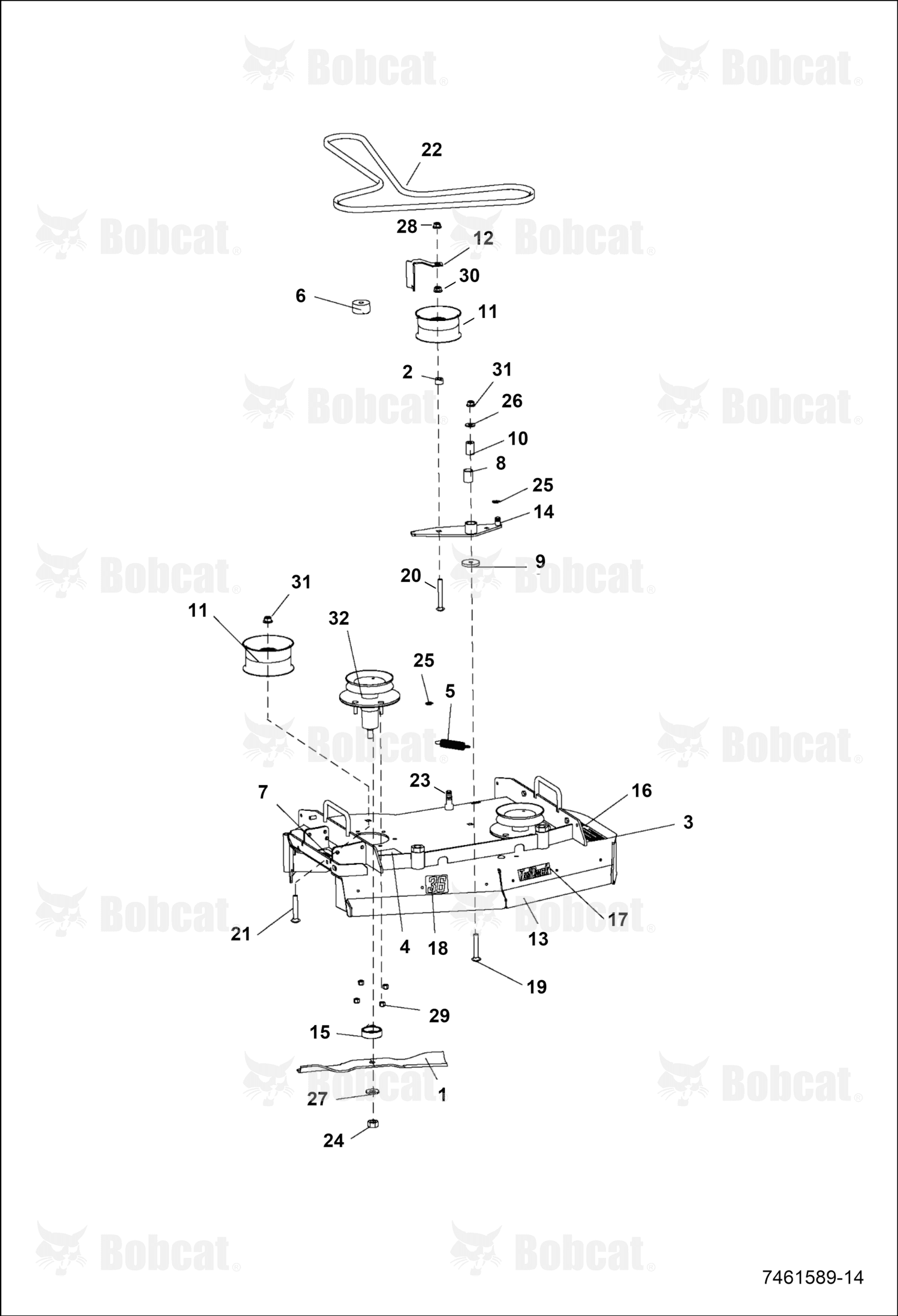 Idler Weld Assembly