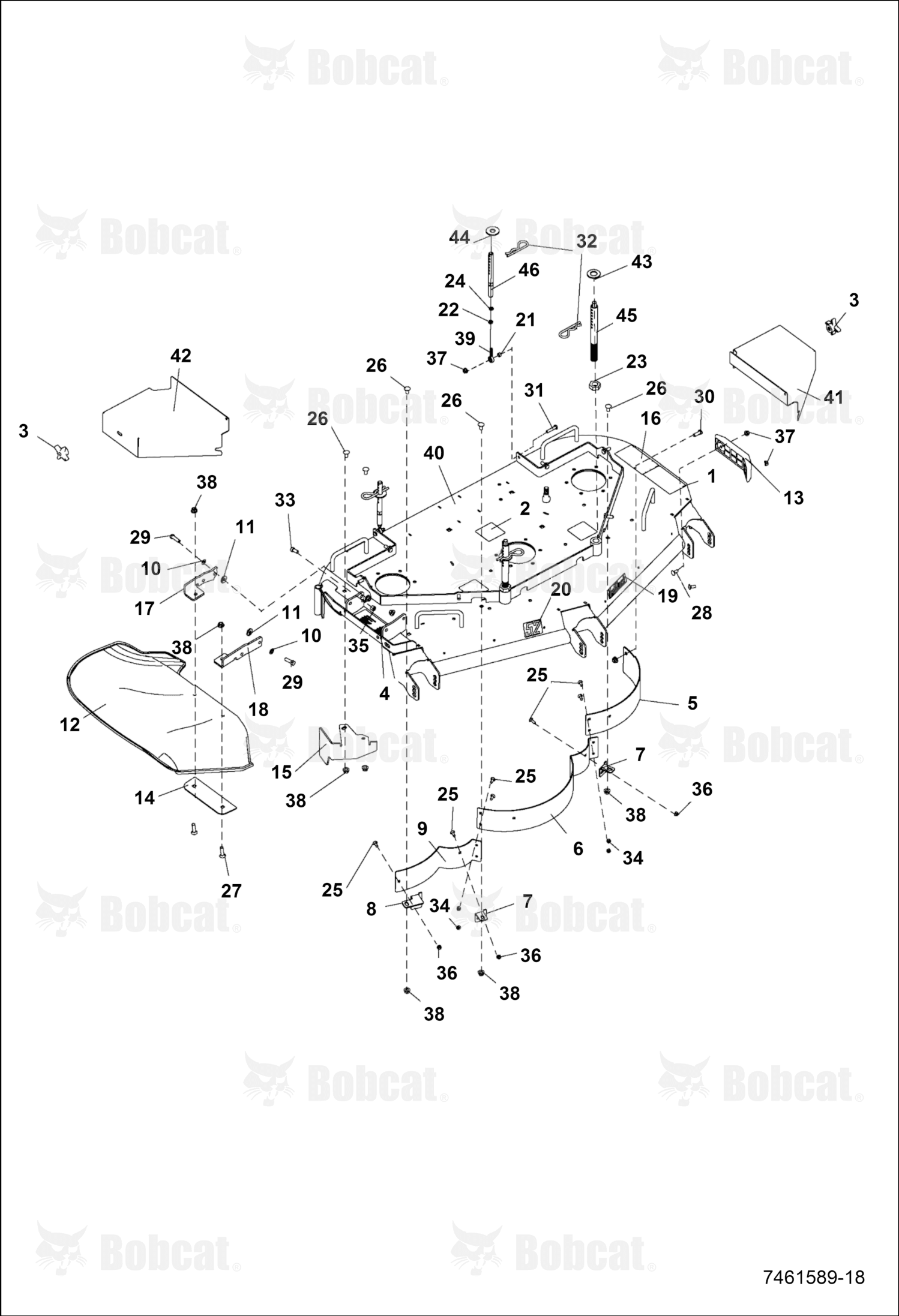 Bracket-Baffle Mntg, Right Hand