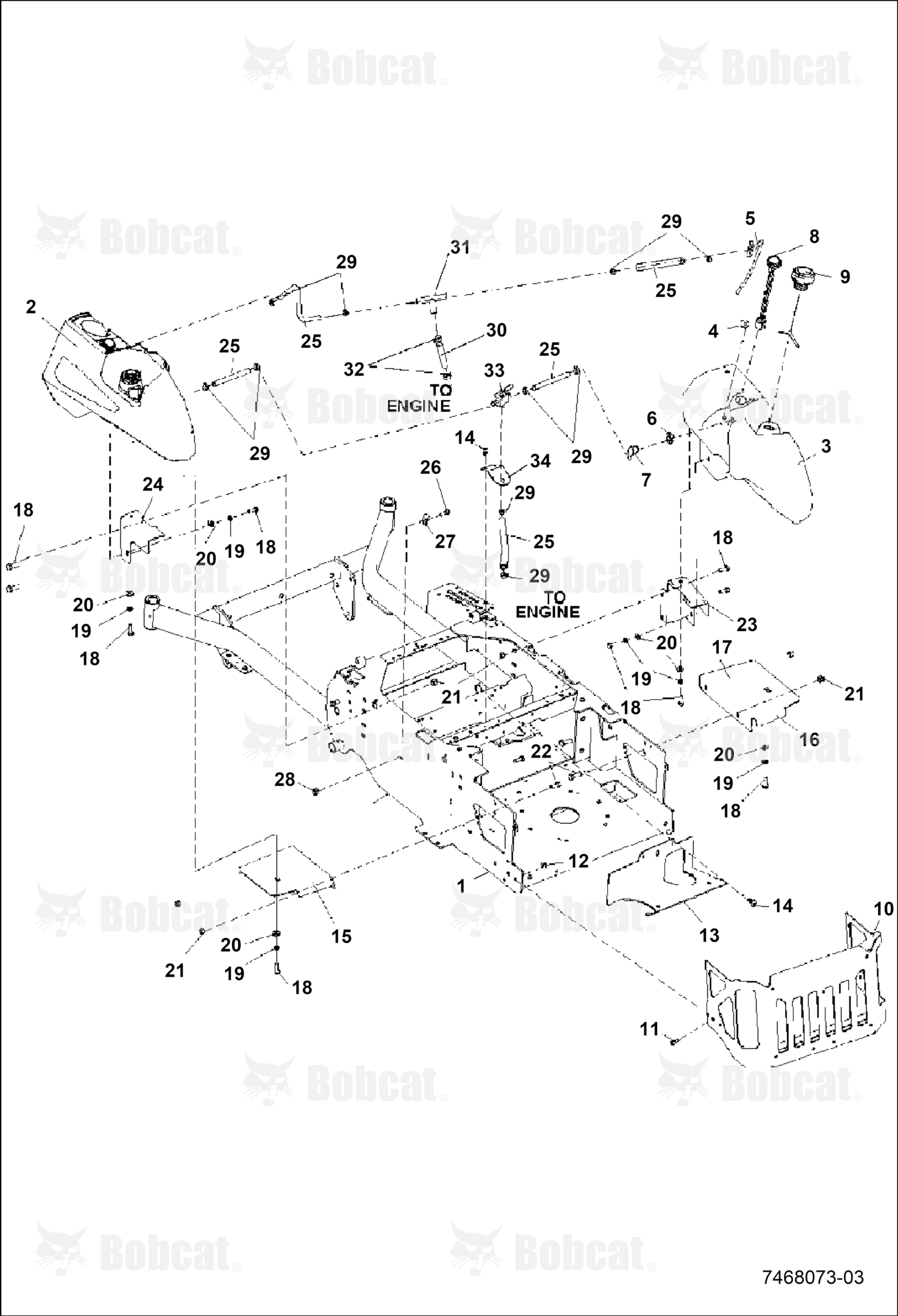 Bracket-Tank Selector Valve