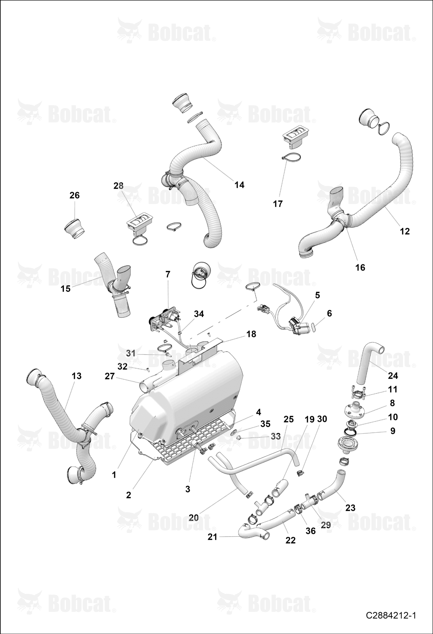 Duct Left Hand Center