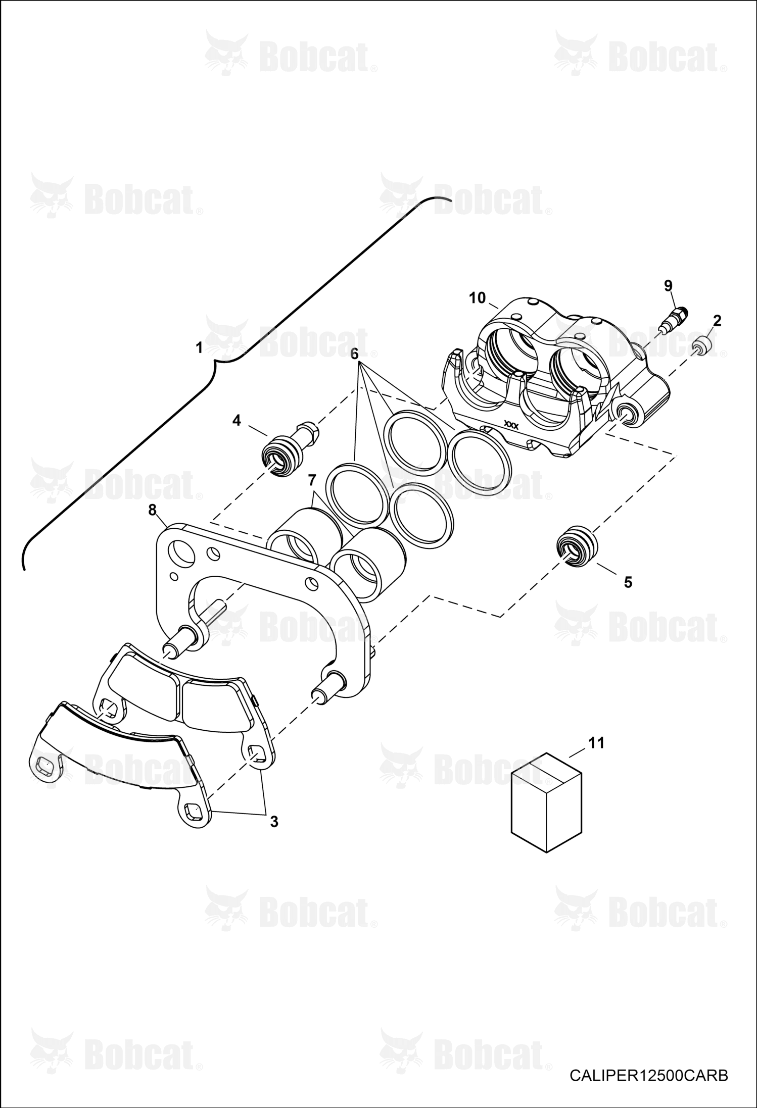Piston Caliper 1.375 In