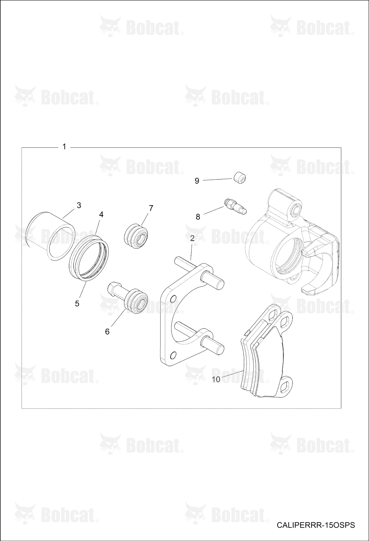 Caliper, Brake Rear Left Hand