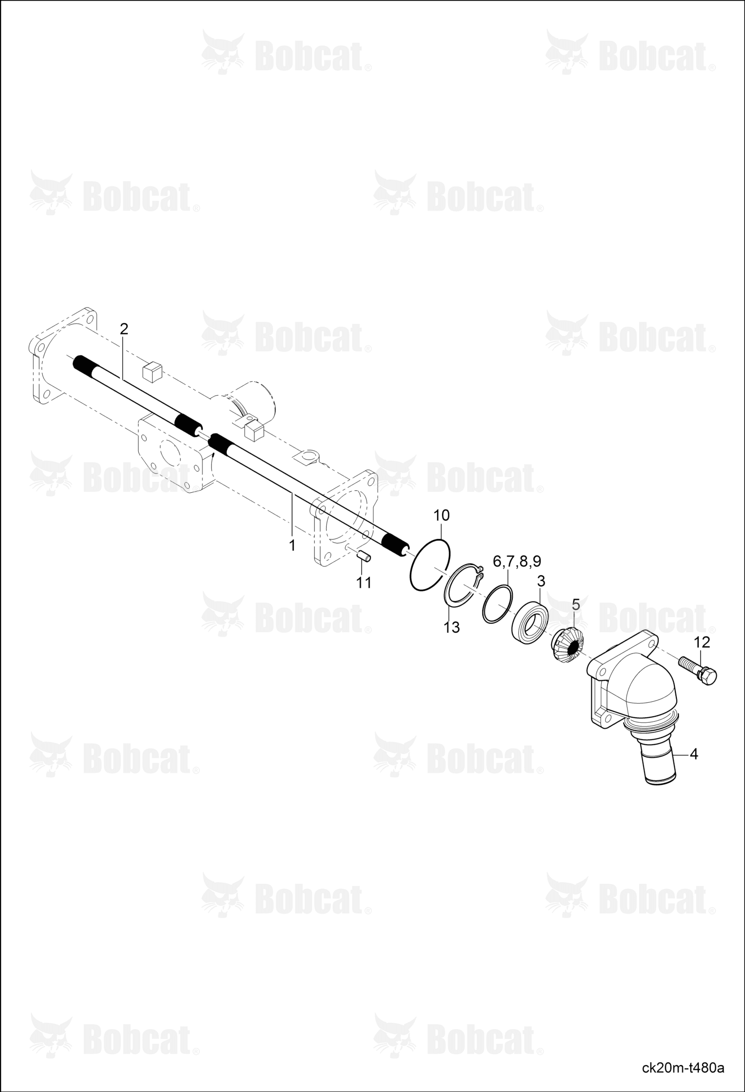 Shaft Differential Gear Right Hand