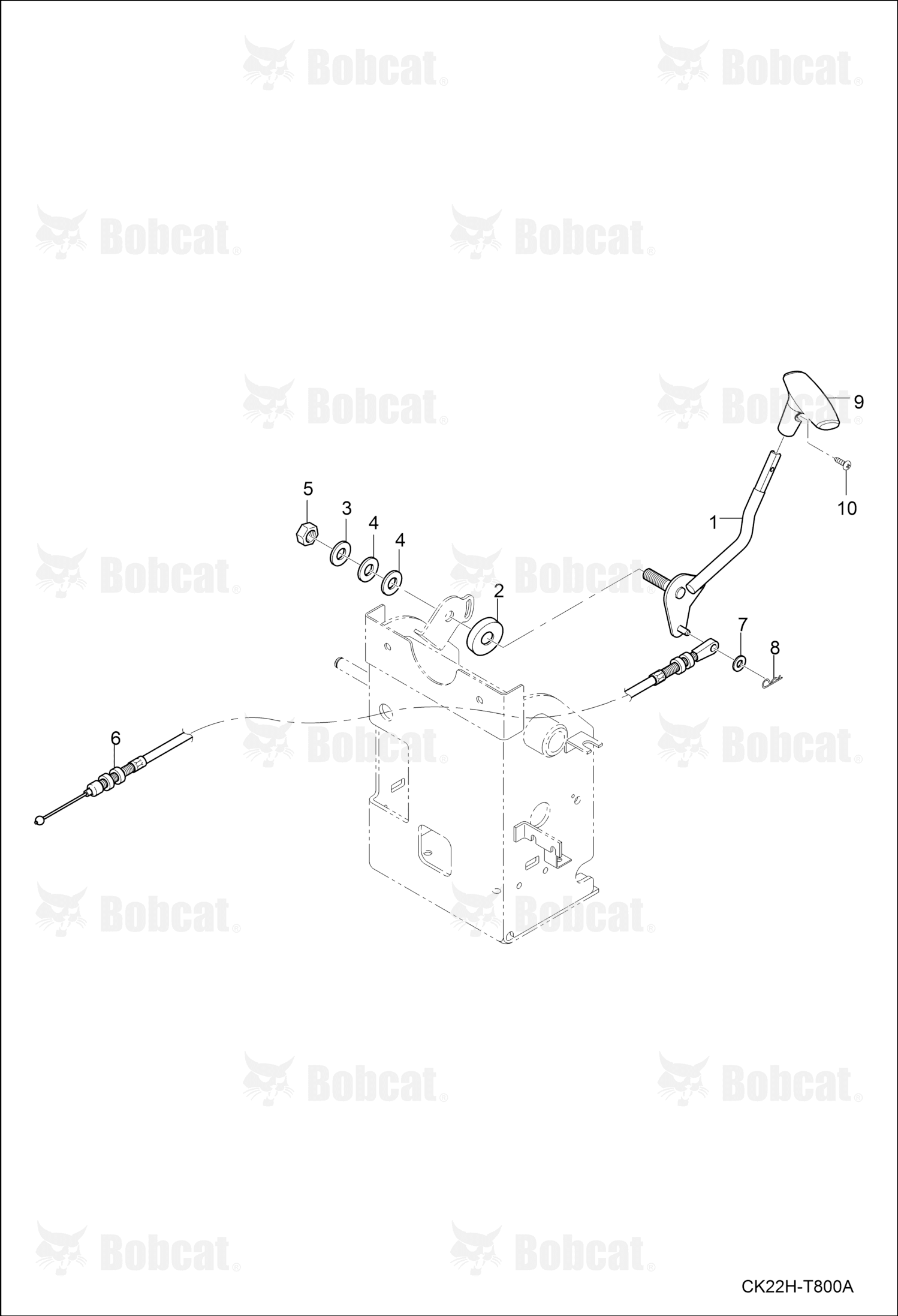 Handle, Throttle Lever