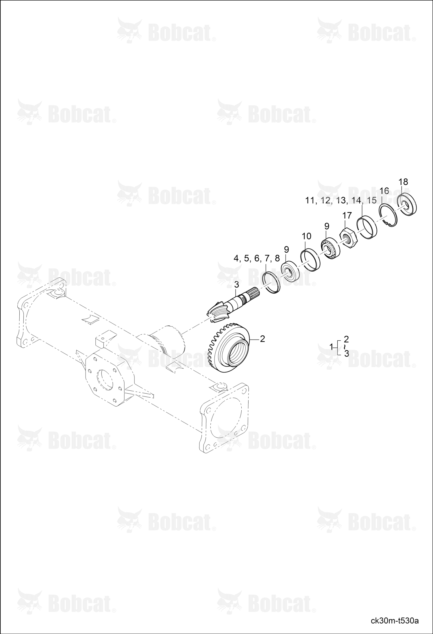 Shaft 9 Bevel Pinion