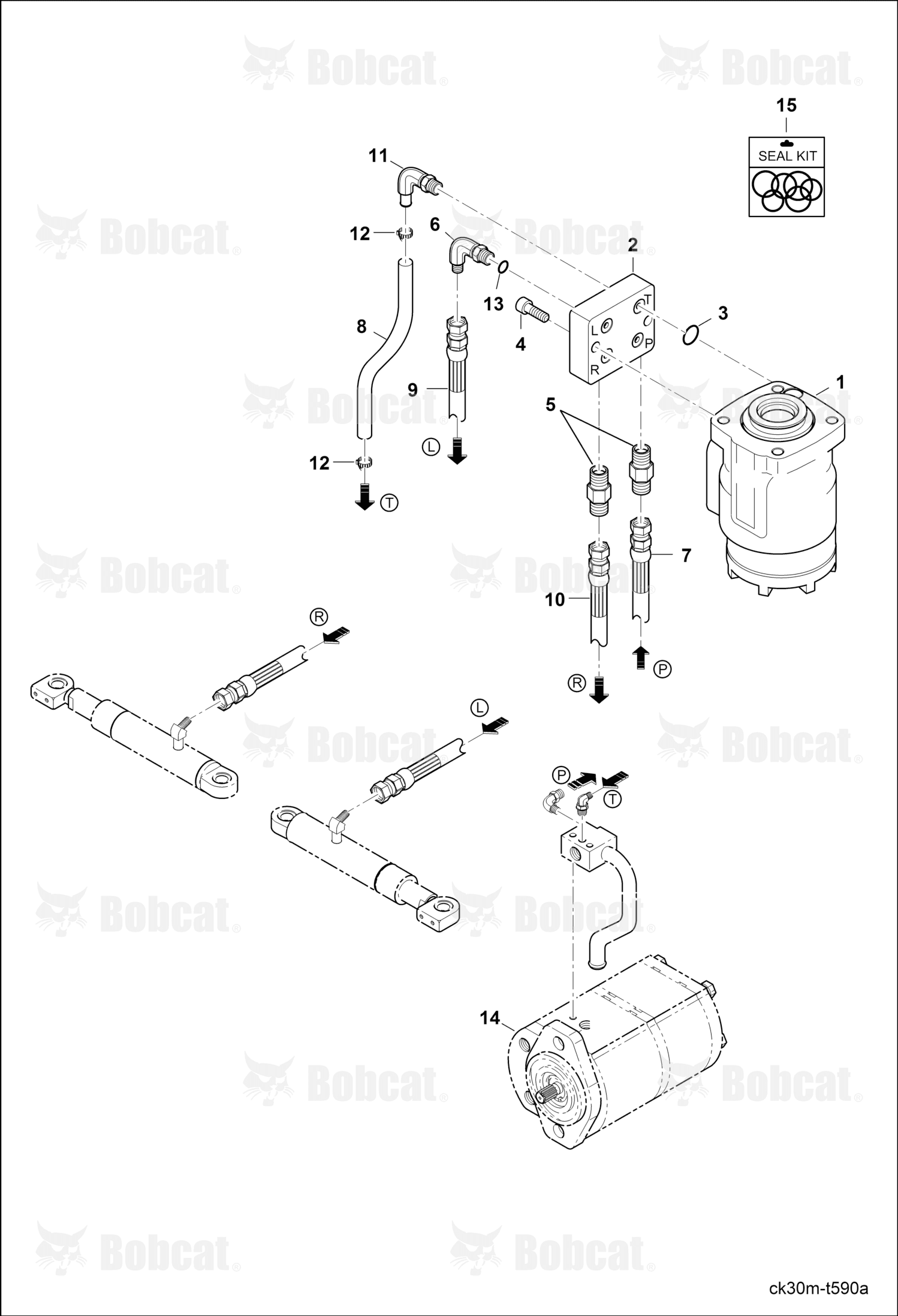 Hose P Steering
