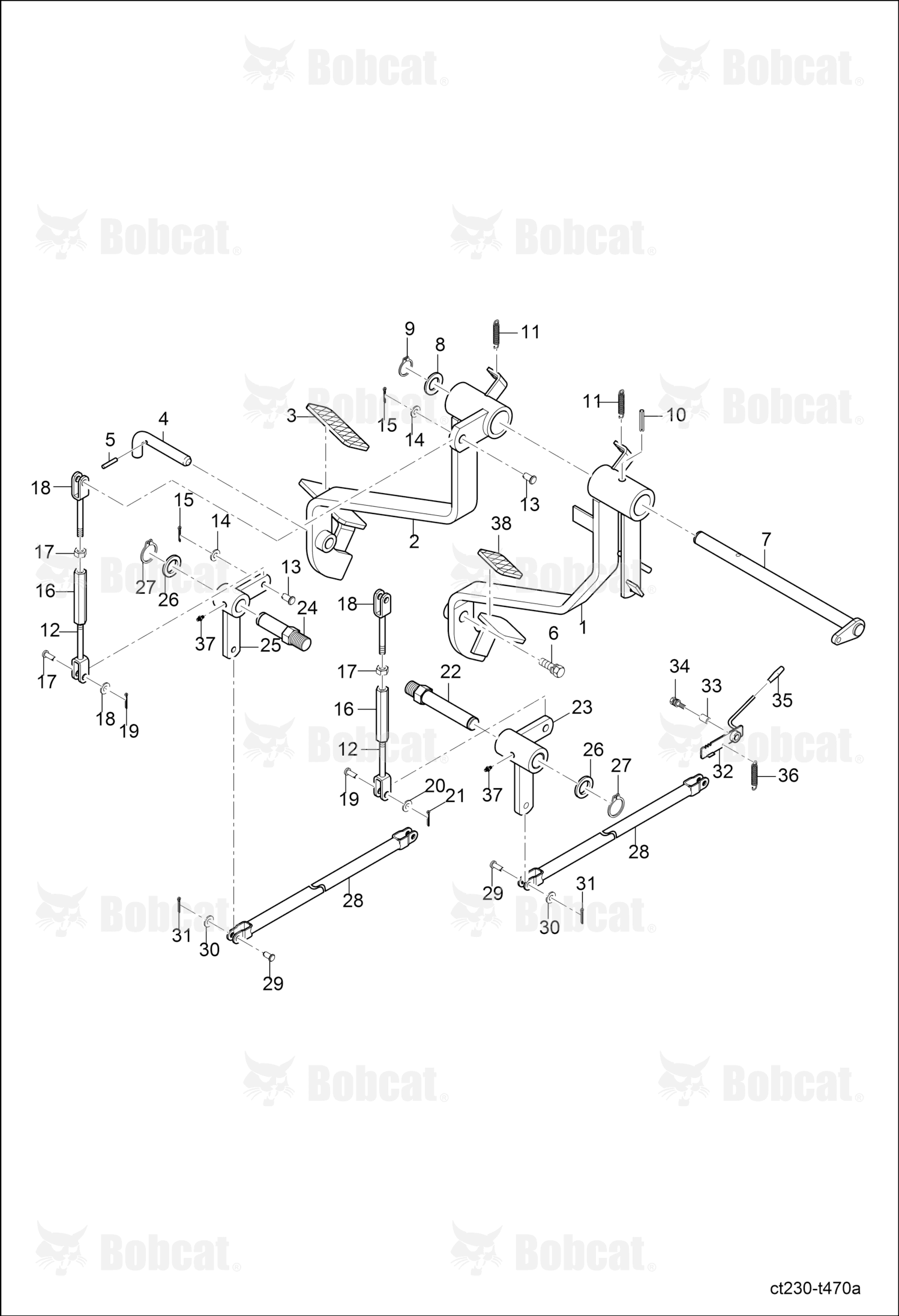 Shaft, Brake Right Hand