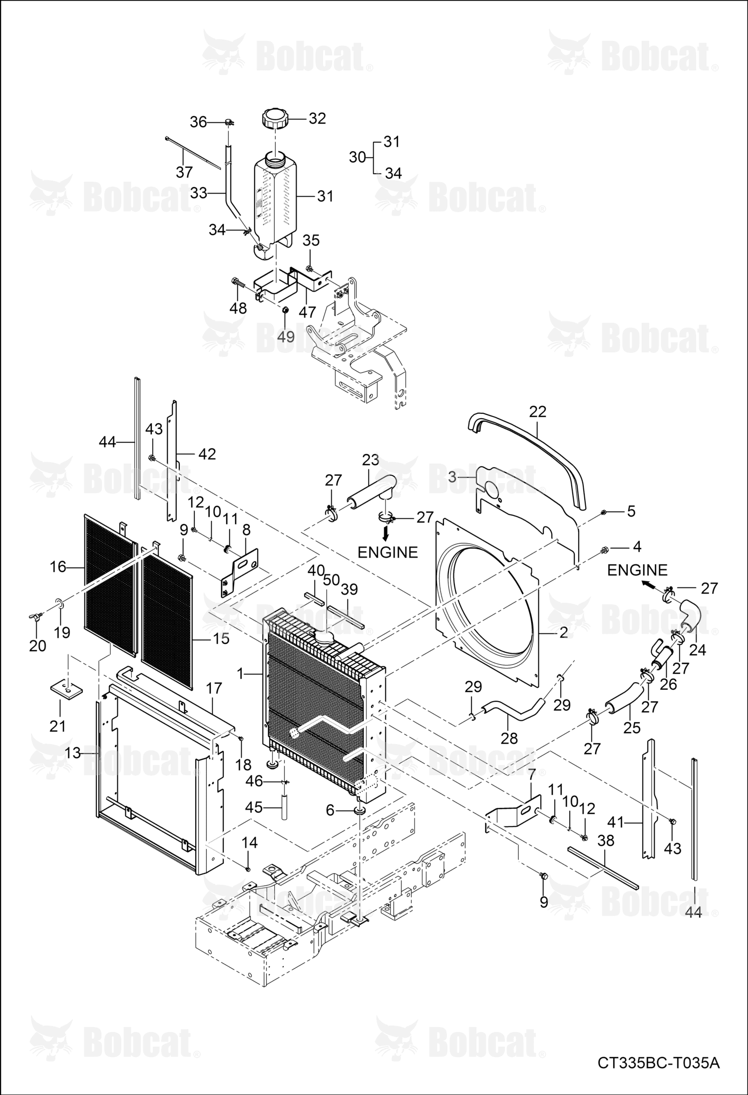 Hose Return Coolant
