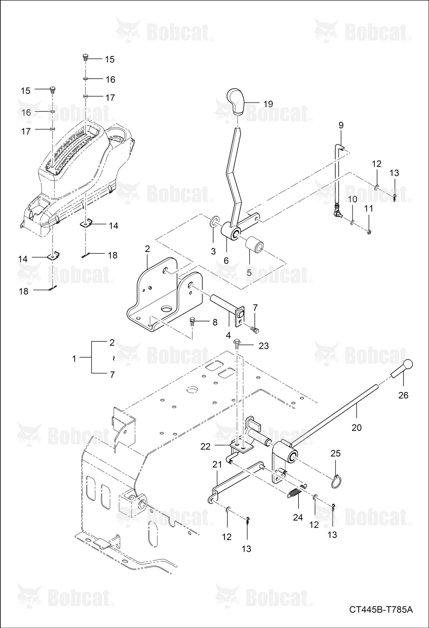 Lever, Hydraulic Assembly