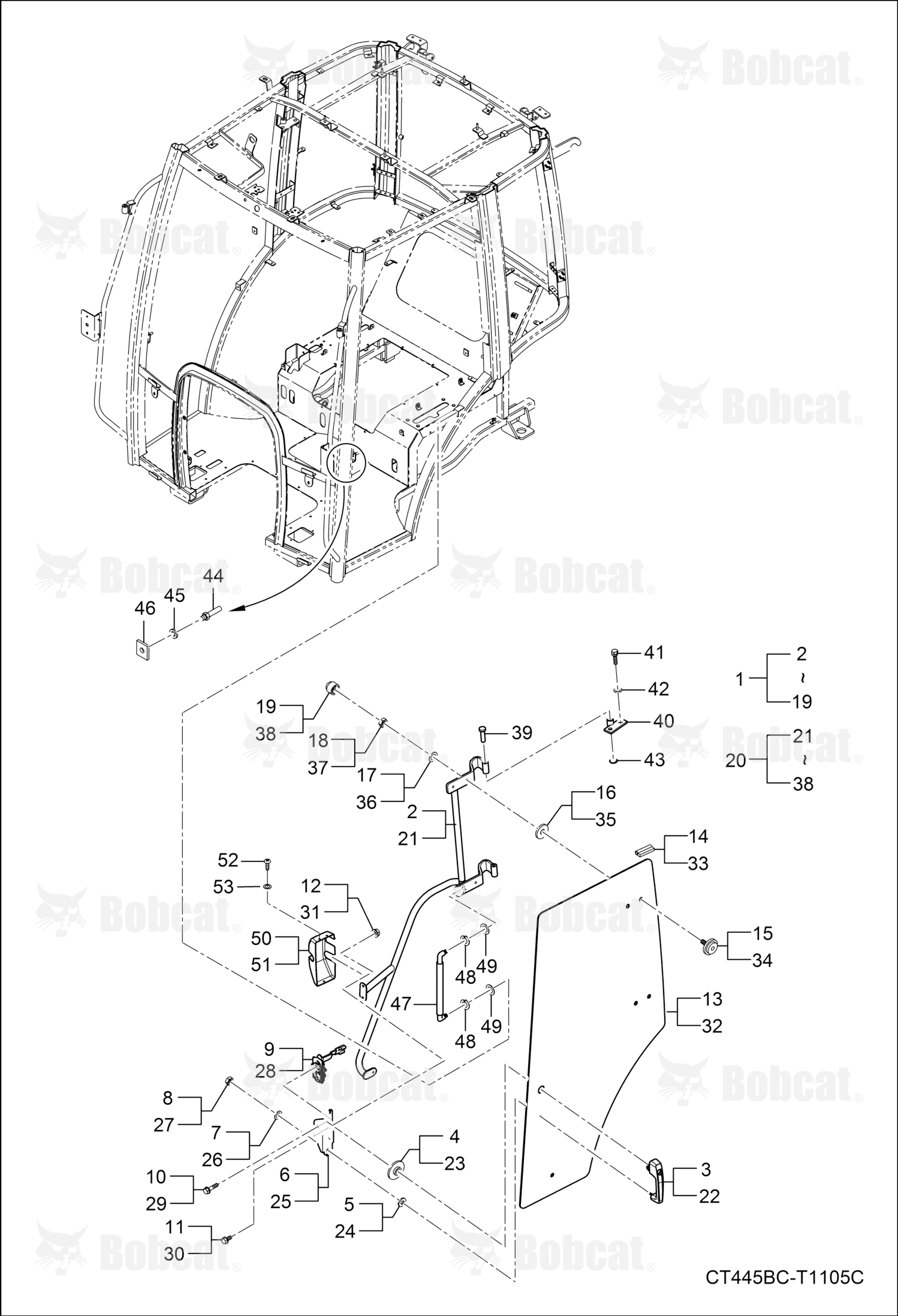 Door, Cab Assembly