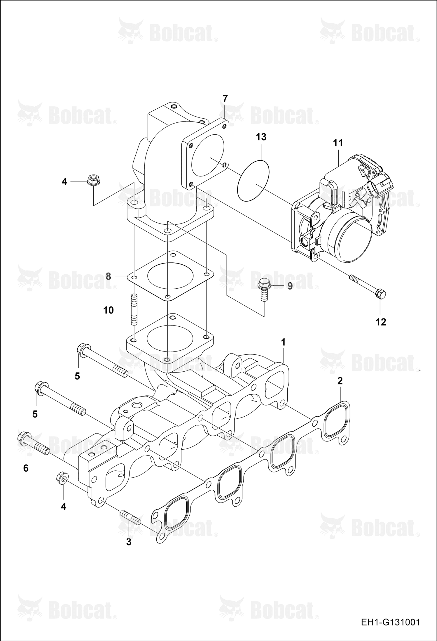 Gasket Manifold Intake
