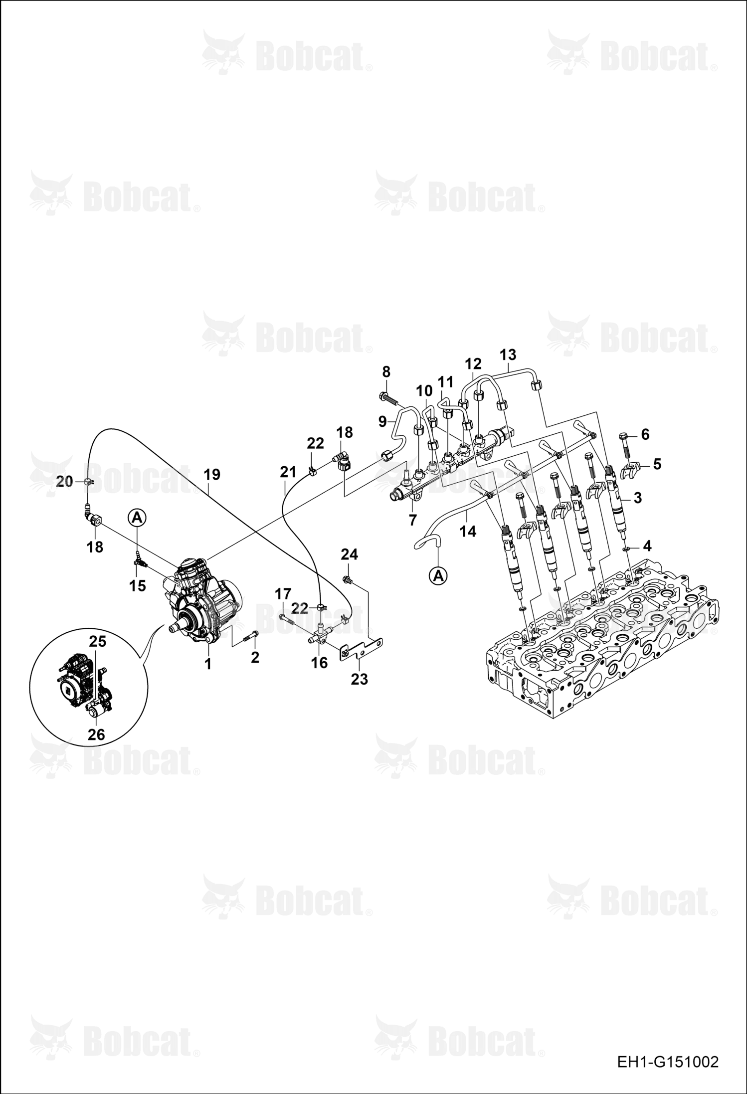 Injector Return Tube Assembly